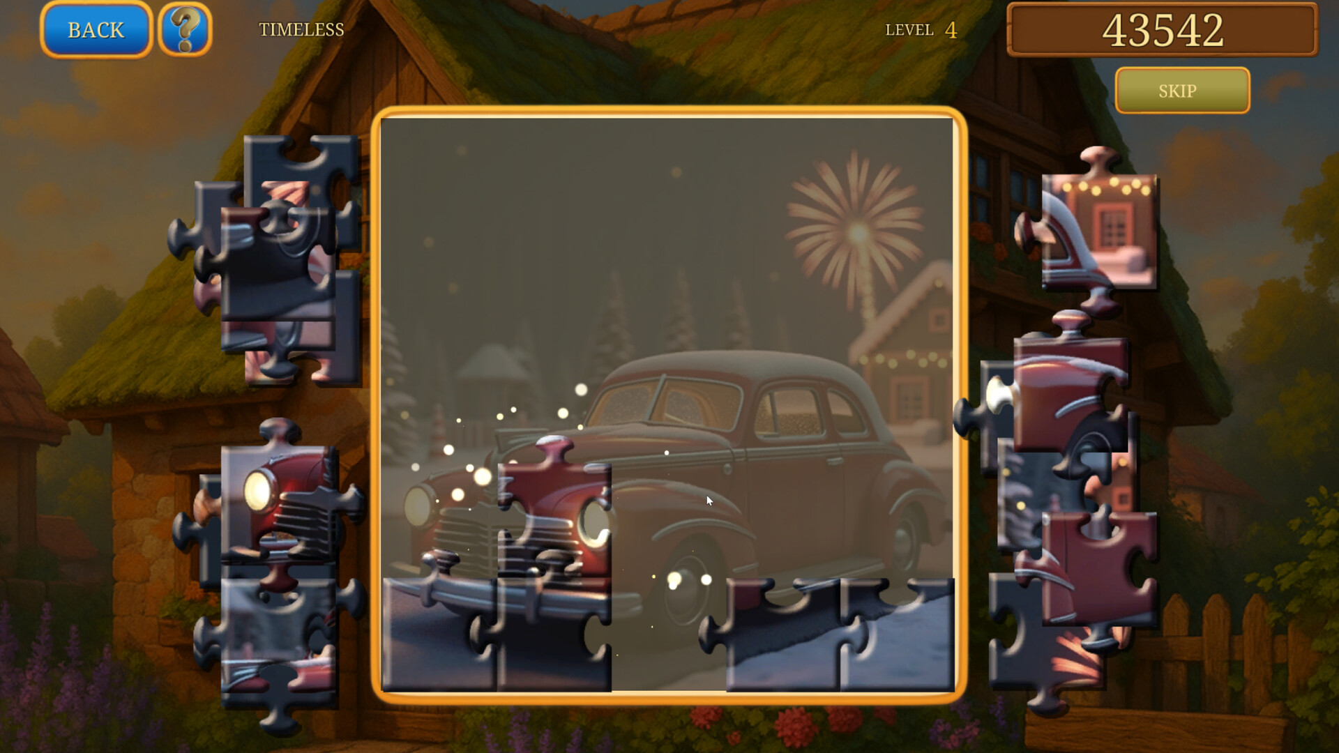 色彩鮮豔的遊戲對話場景，角色形象鮮明，背景細節豐富。