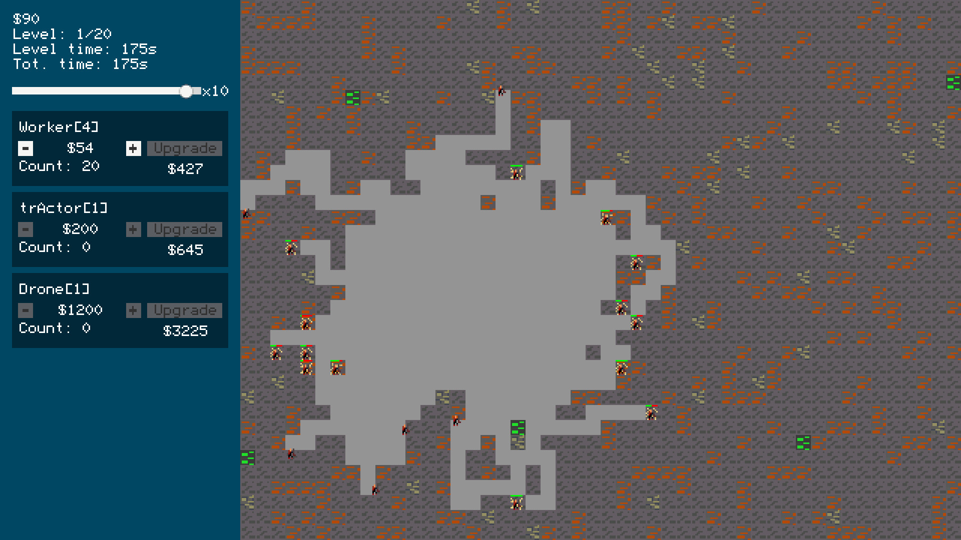 遊戲介面與資源管理畫面