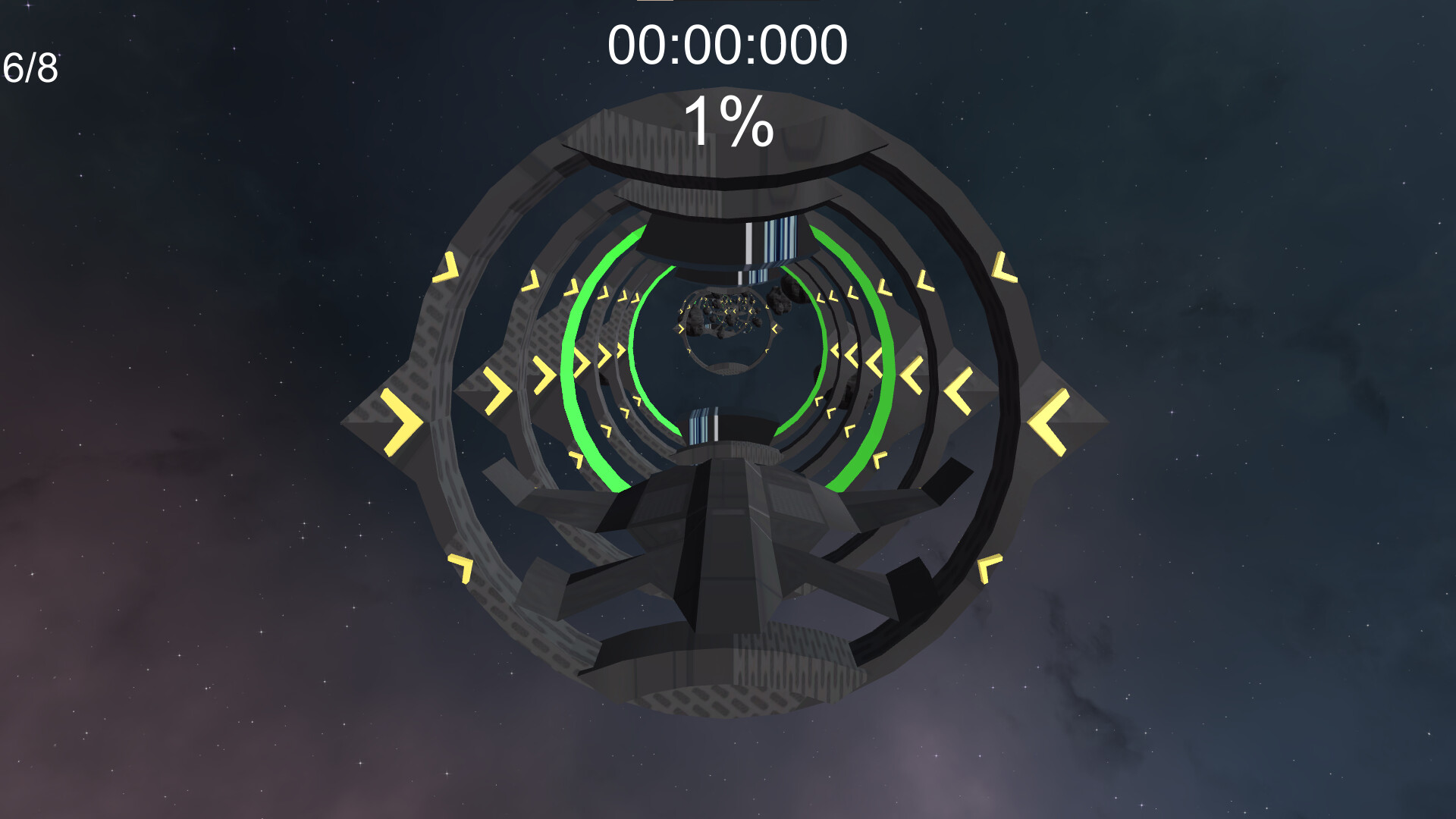 另一種配色的關卡環境，顯示出遊戲視覺風格的多樣性。