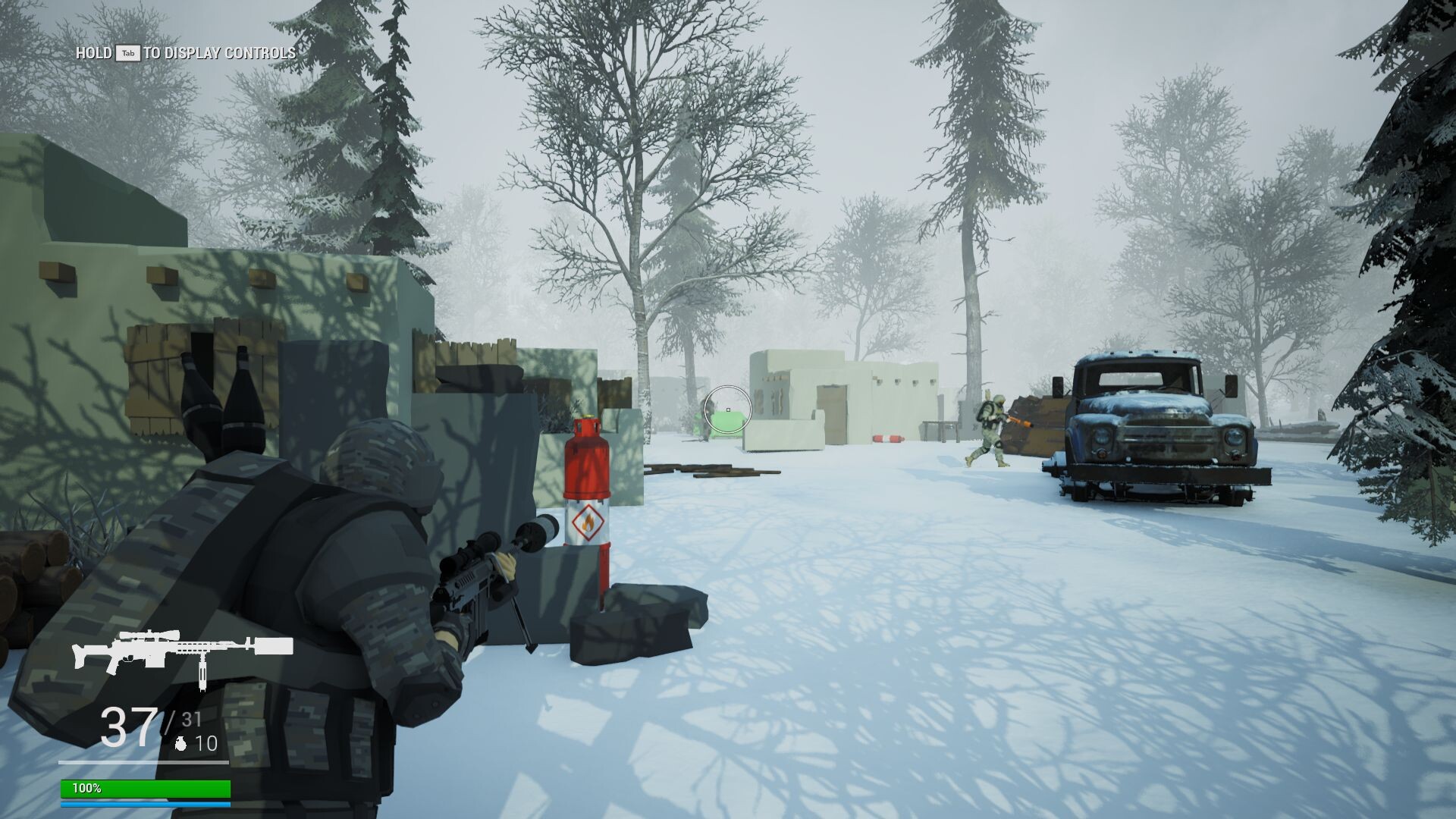 遊戲採用低多邊形(Low Poly)風格,但在光影與材質上做了細緻的處理。