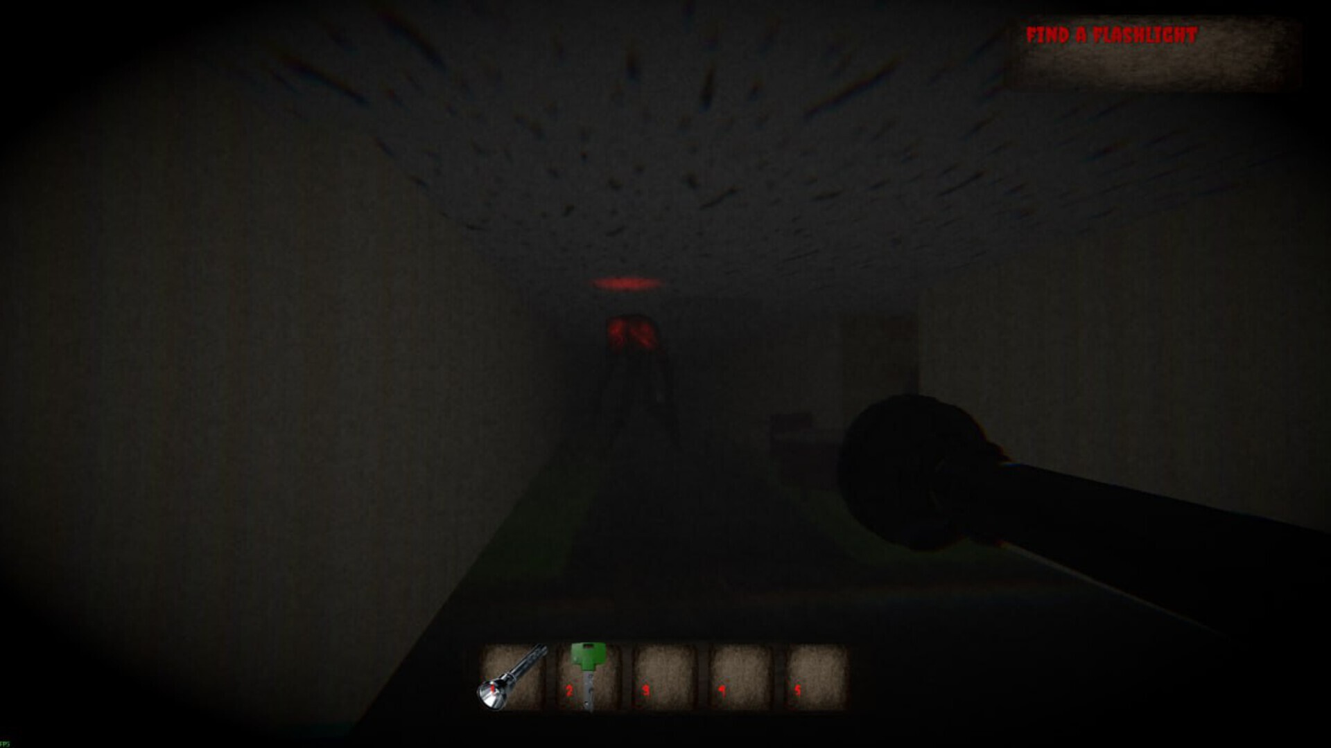 詭異的紅光場景