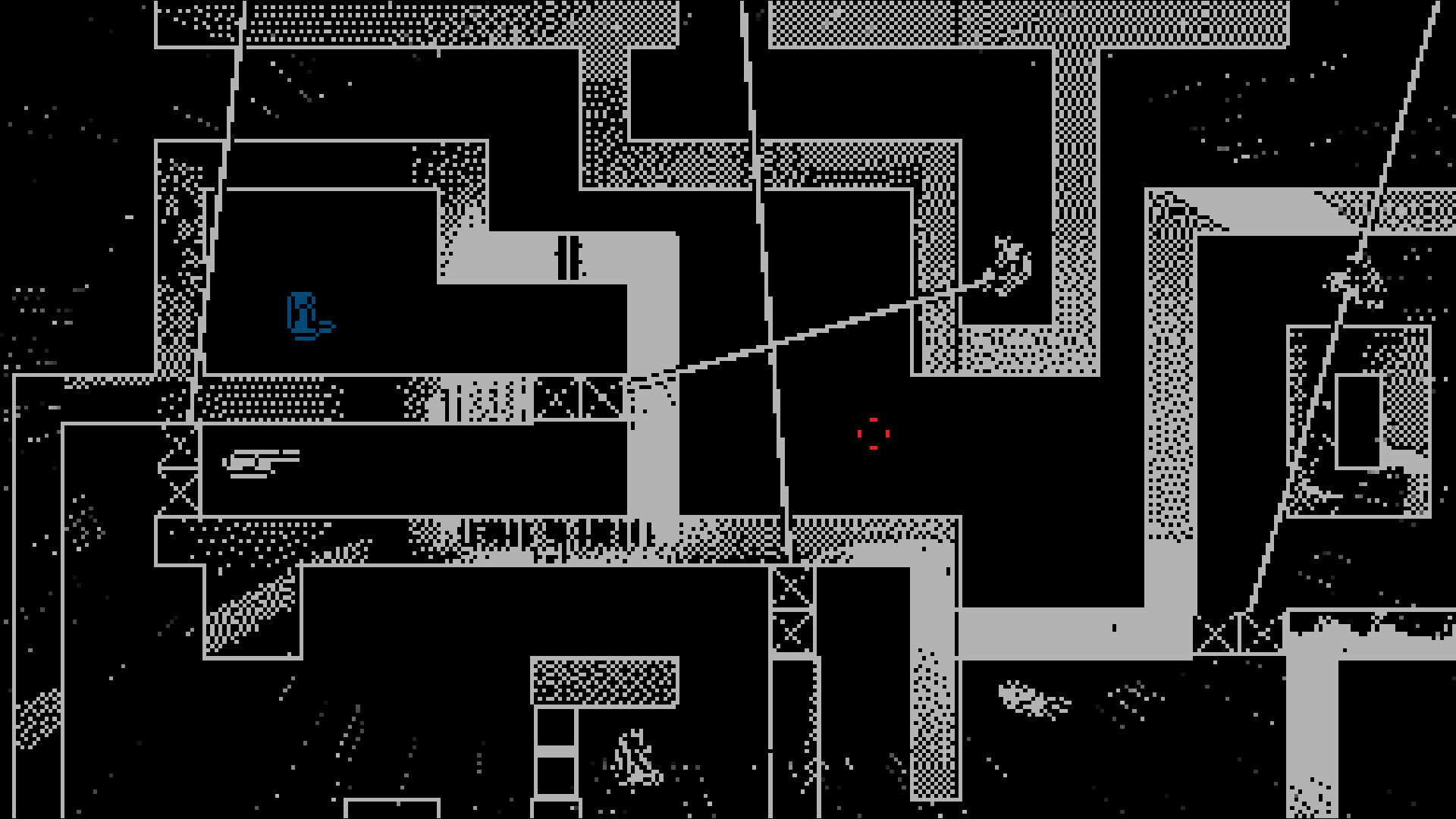 俯視角下的戰術佈局，展示了地圖的複雜結構
