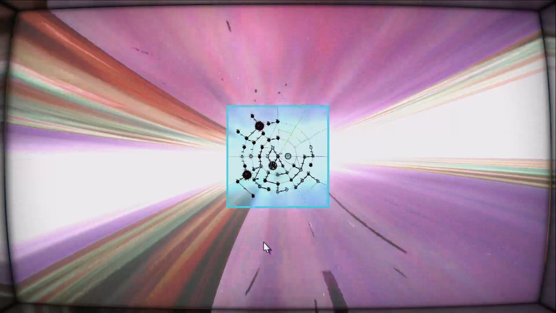 面對漫天彈幕與幾何圖形的戰鬥