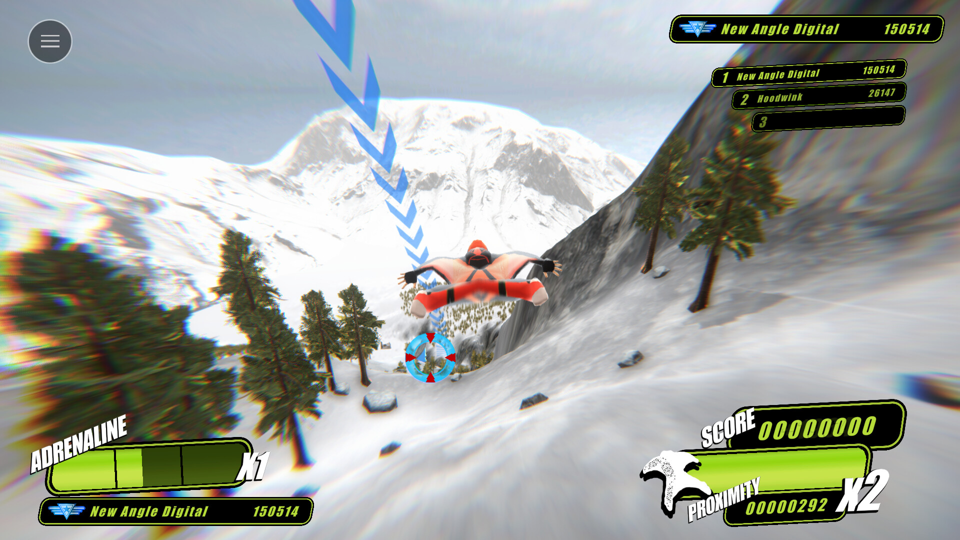 貼近地面的極限飛行是獲取高分的關鍵