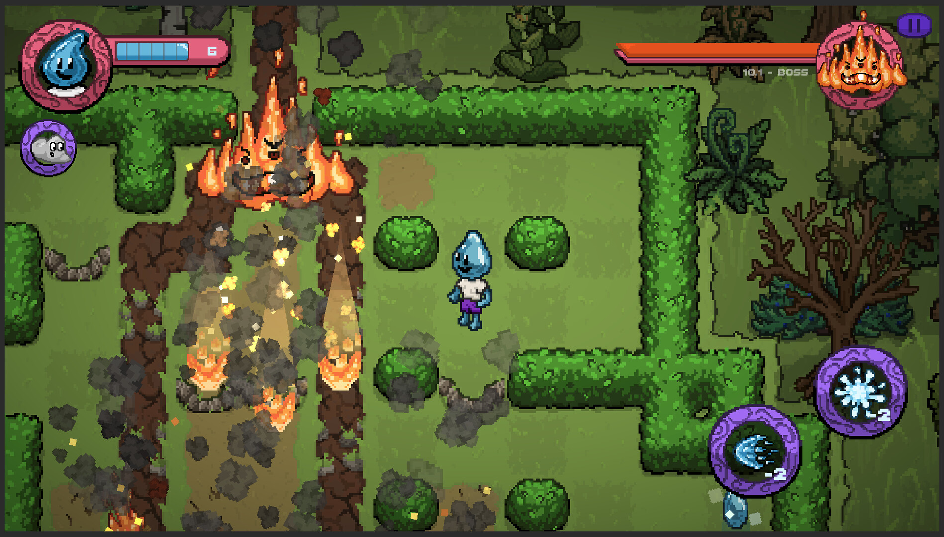 精緻的像素場景與關卡設計