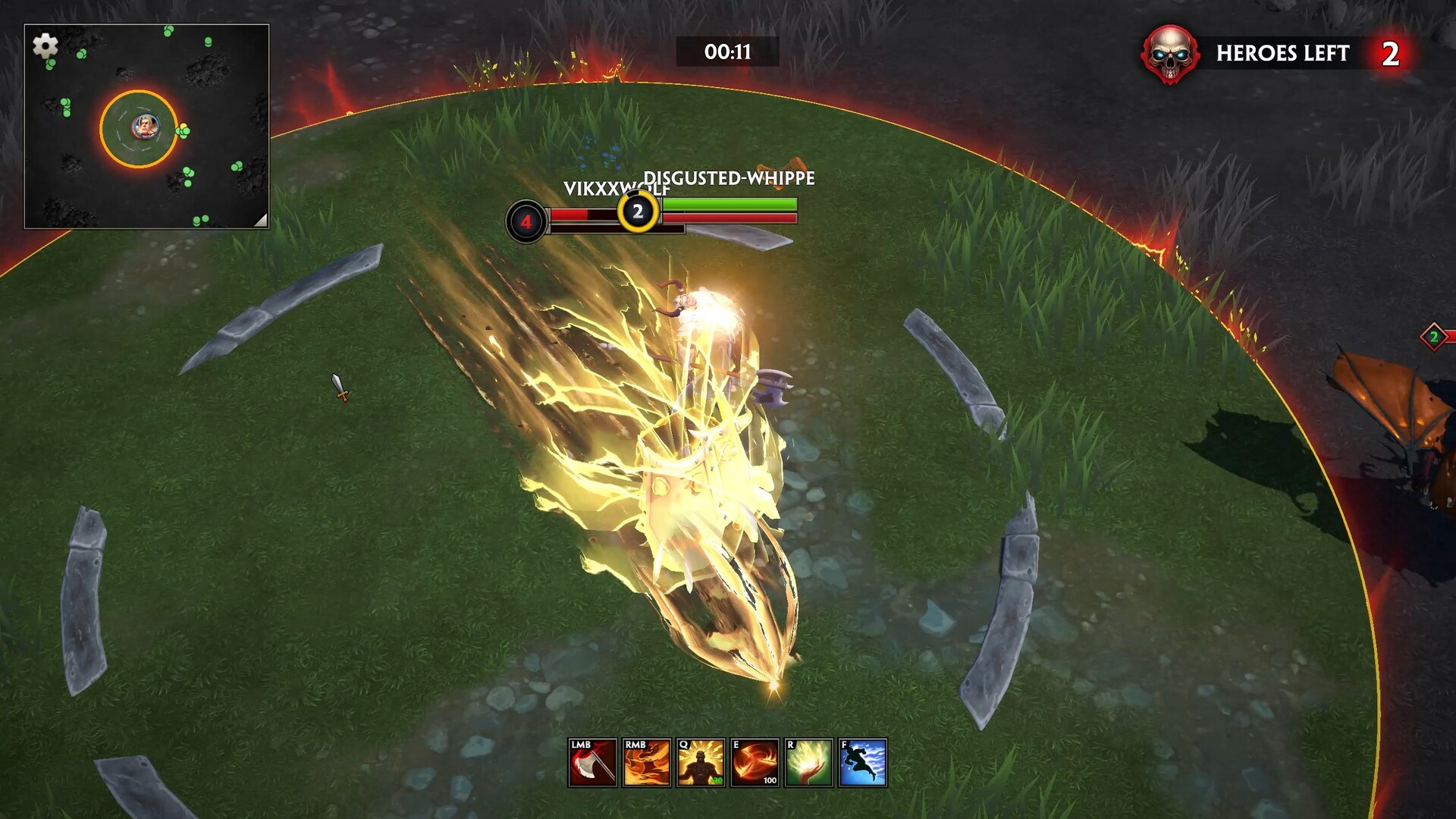 多樣化的英雄與技能特效