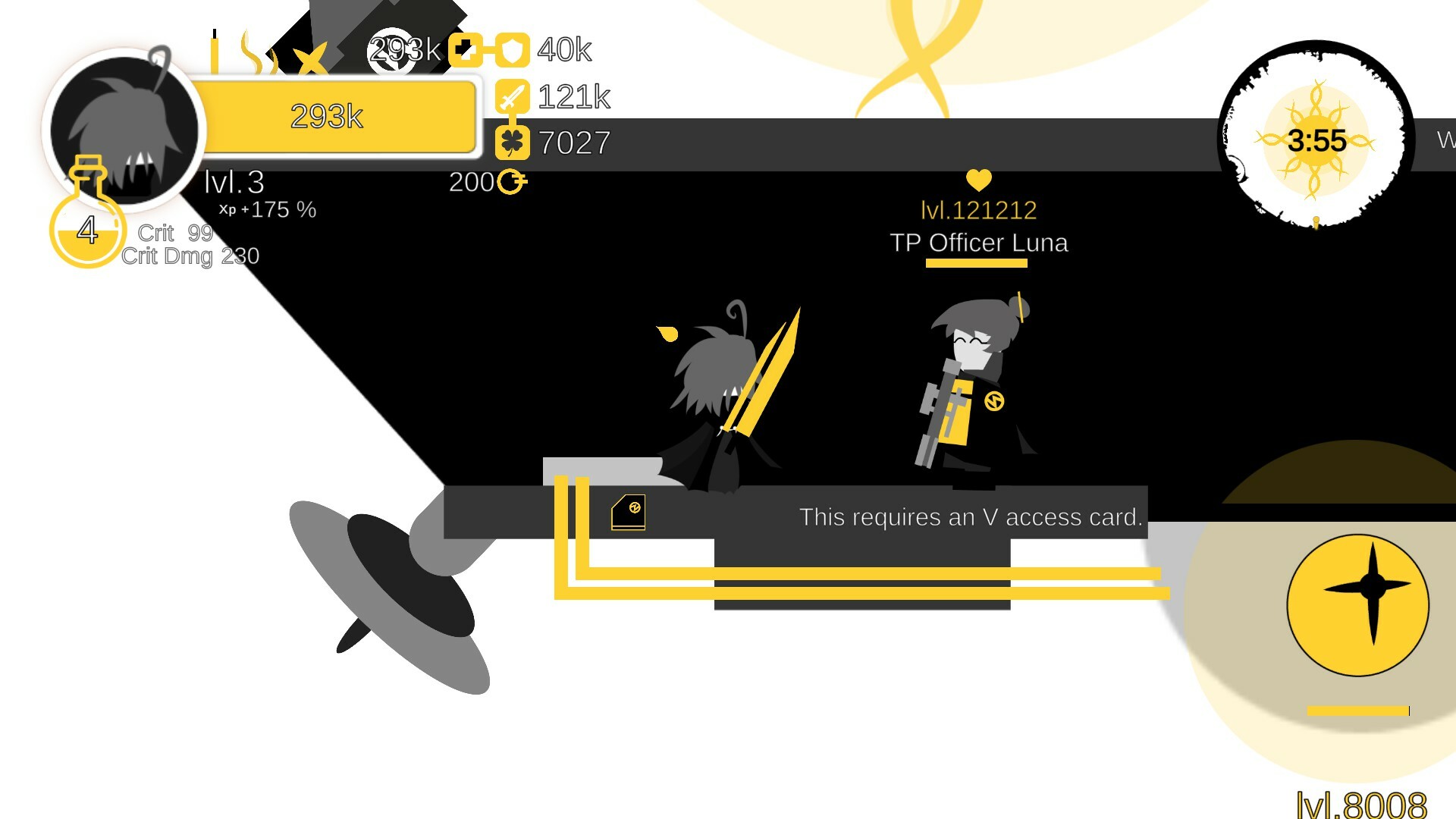 充滿神秘感的遺跡探索，光影效果在灰暗的背景下顯得格外突出。