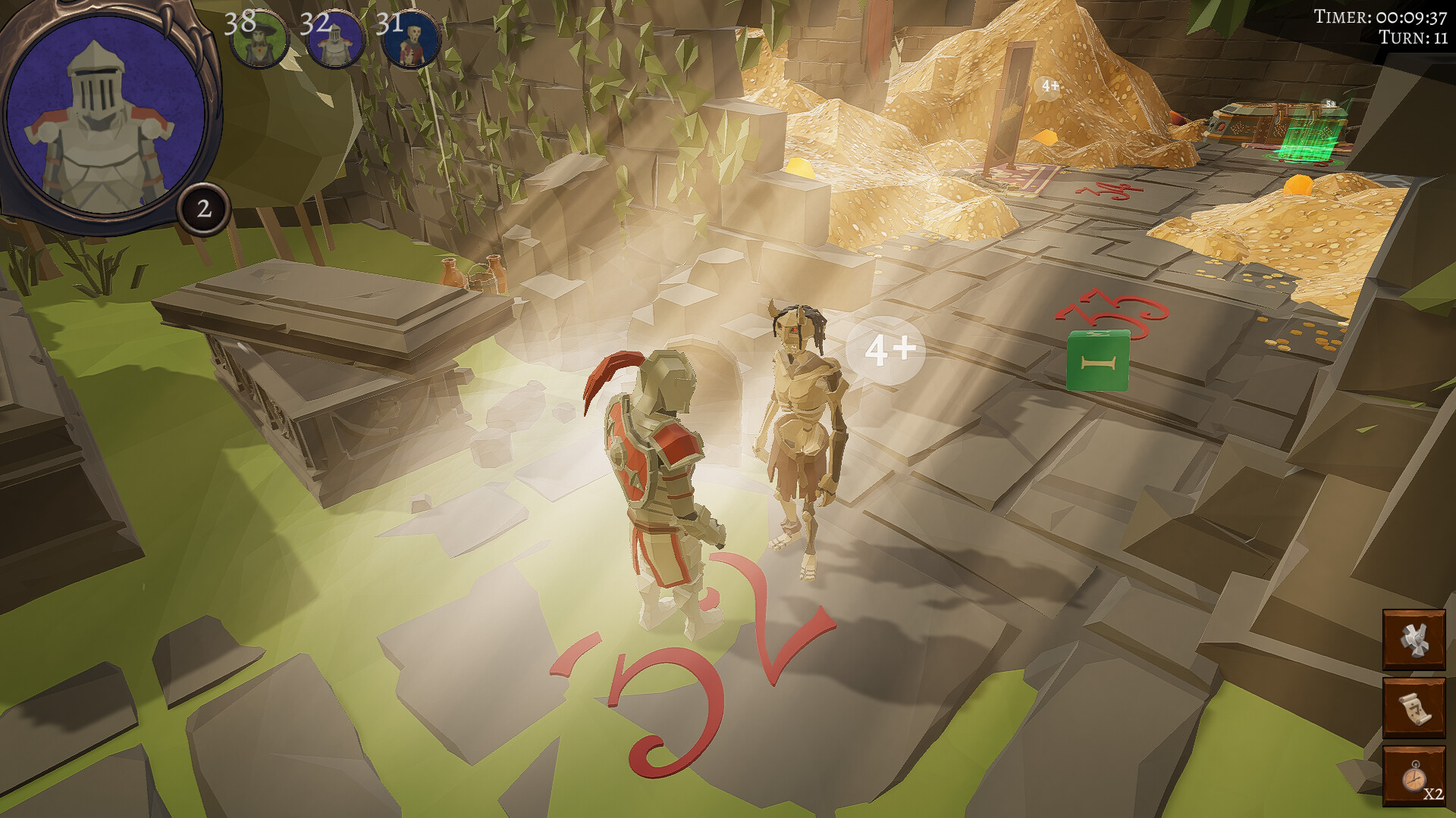 遊戲支援角色屬性與狀態顯示