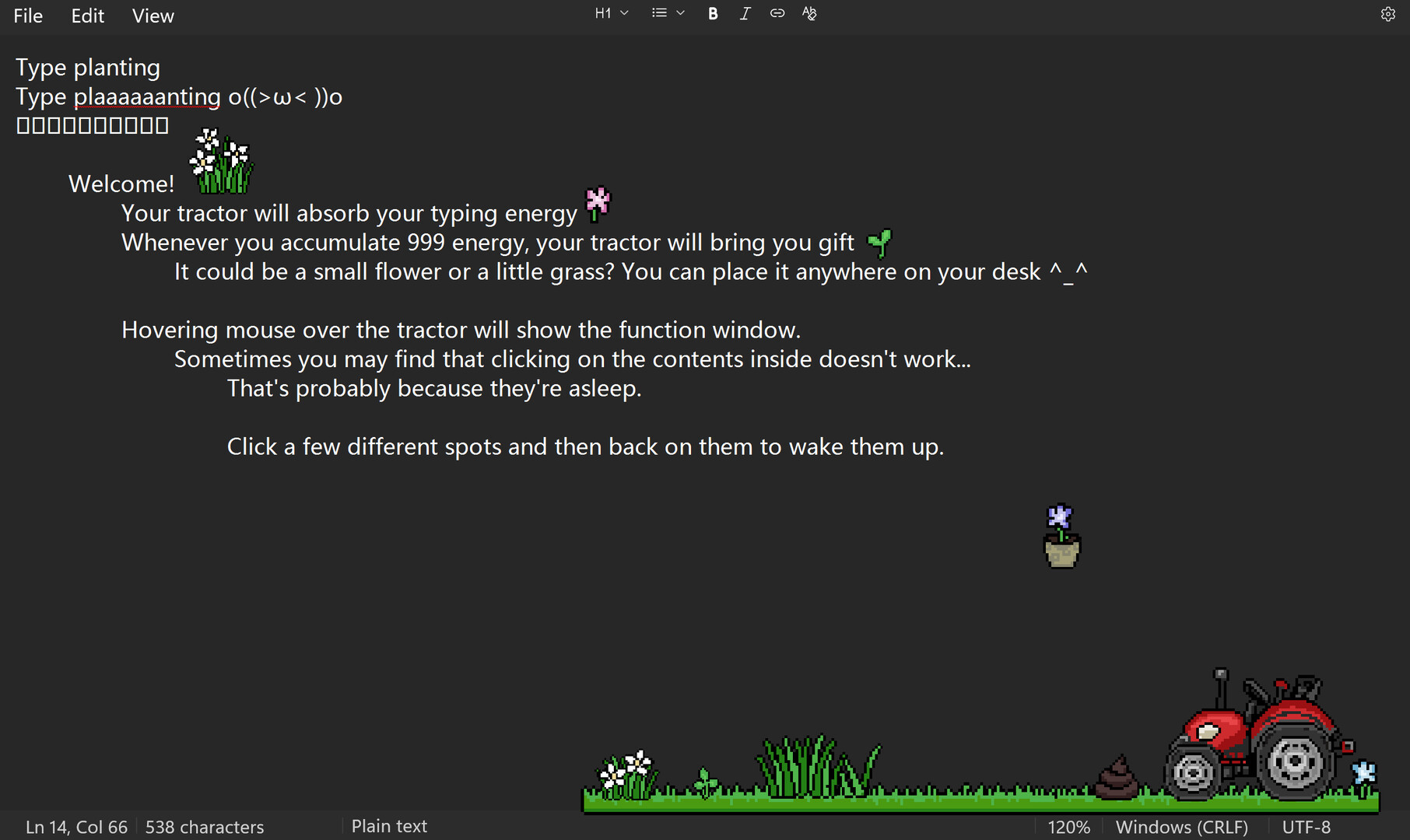 Type Planting Screenshot 2