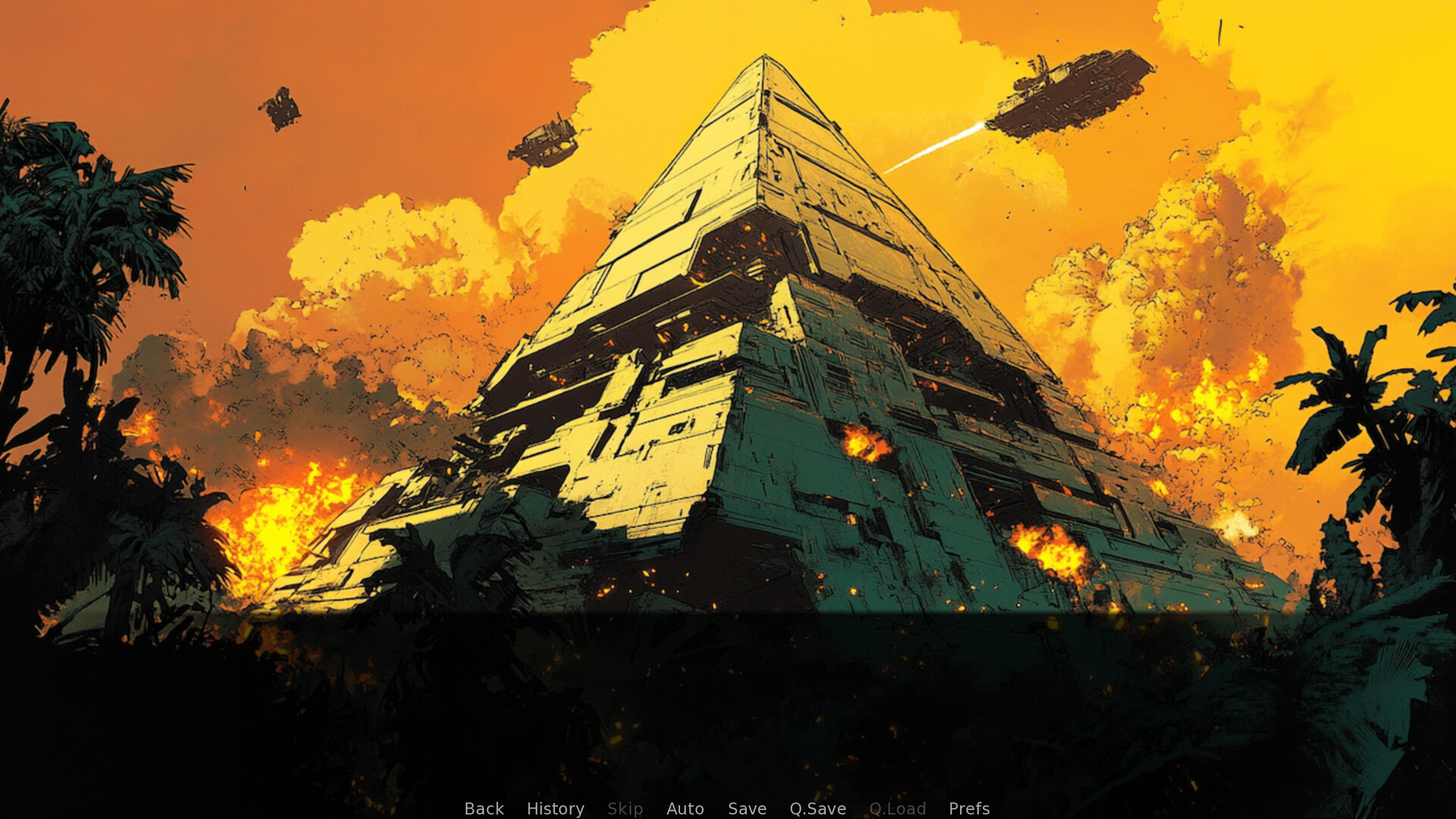 主角望向窗外的廣闊宇宙，預示著一場充滿未知與挑戰的冒險。