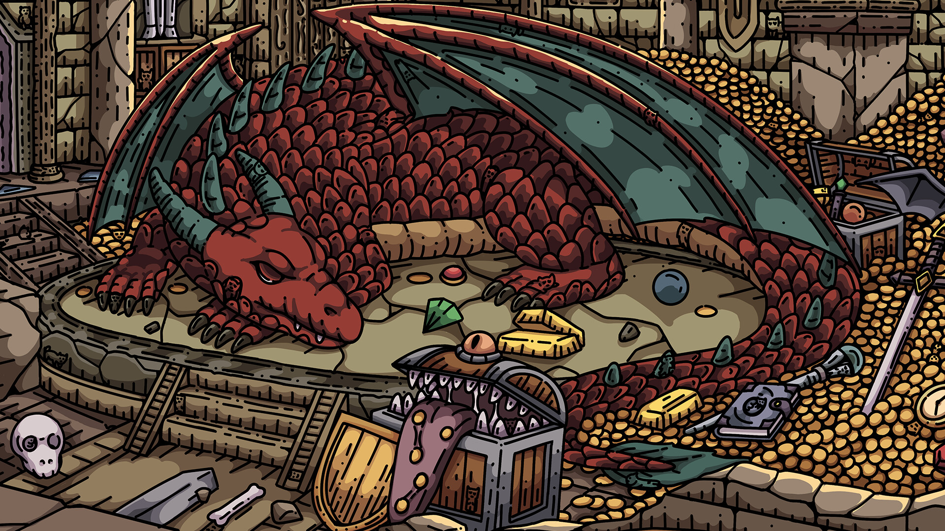 玩家可自由縮放畫面尋找隱藏目標