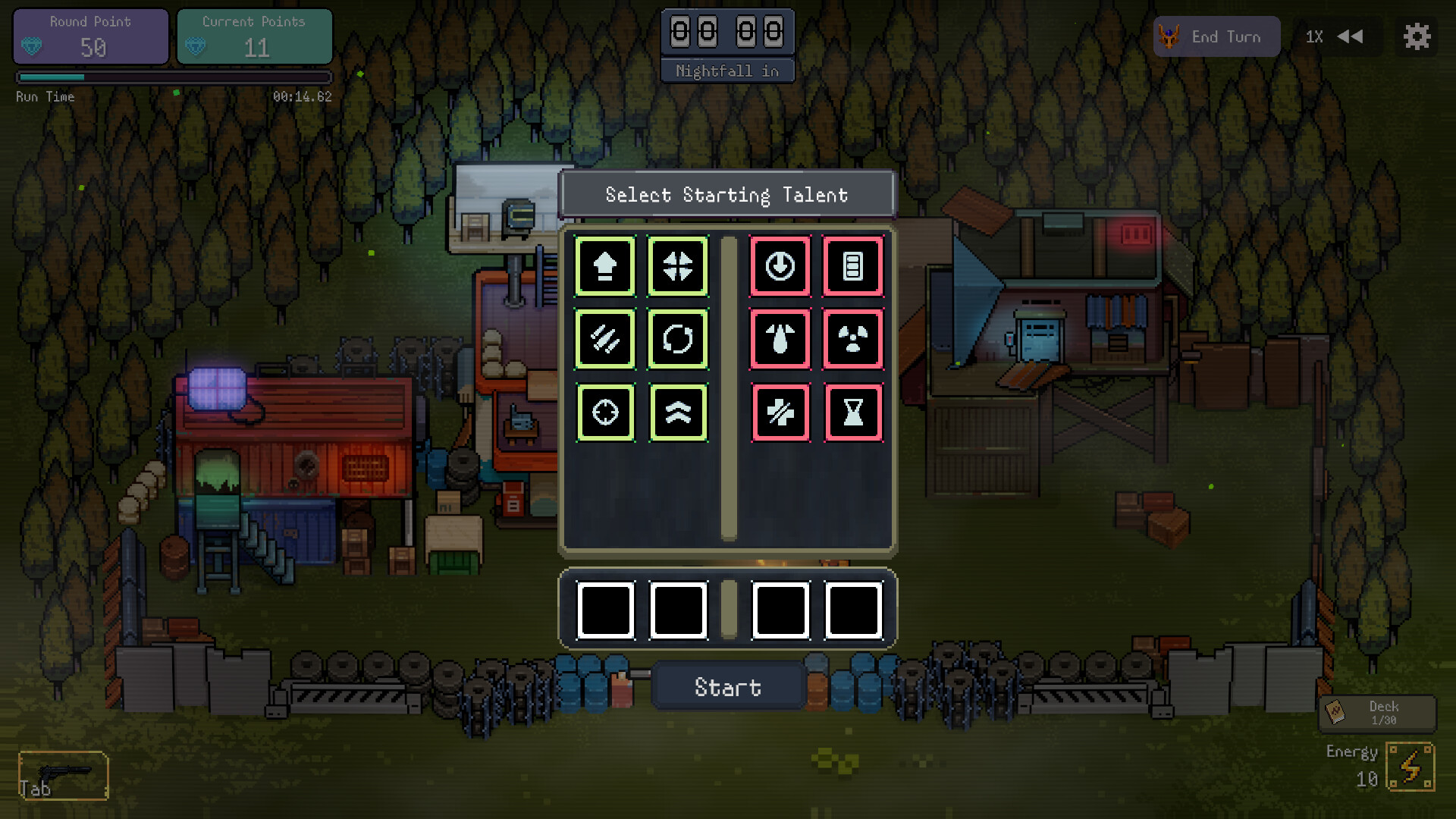 轉盤介面與道具選擇畫面