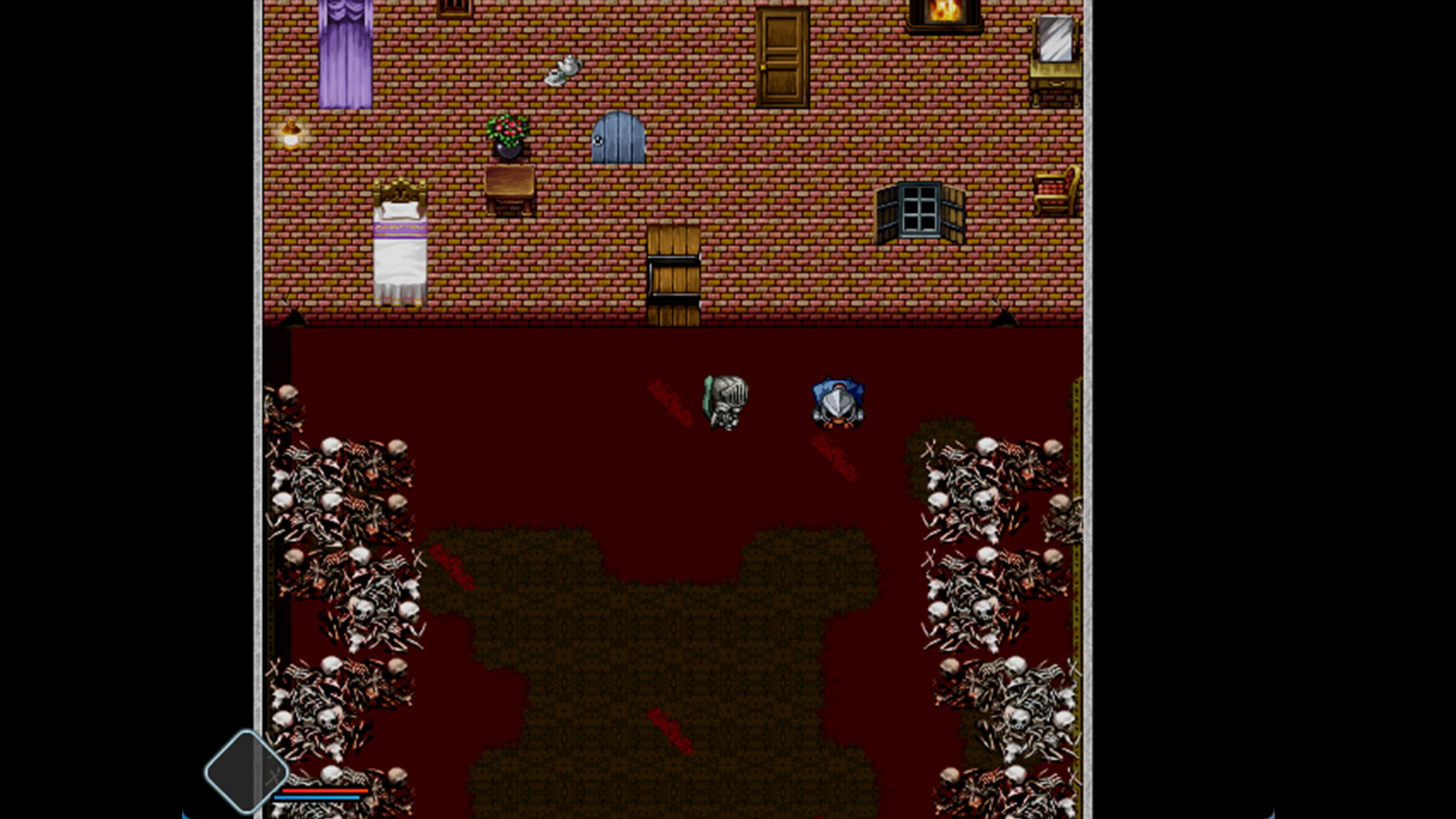 遊戲的戰鬥畫面，採用ATB系統