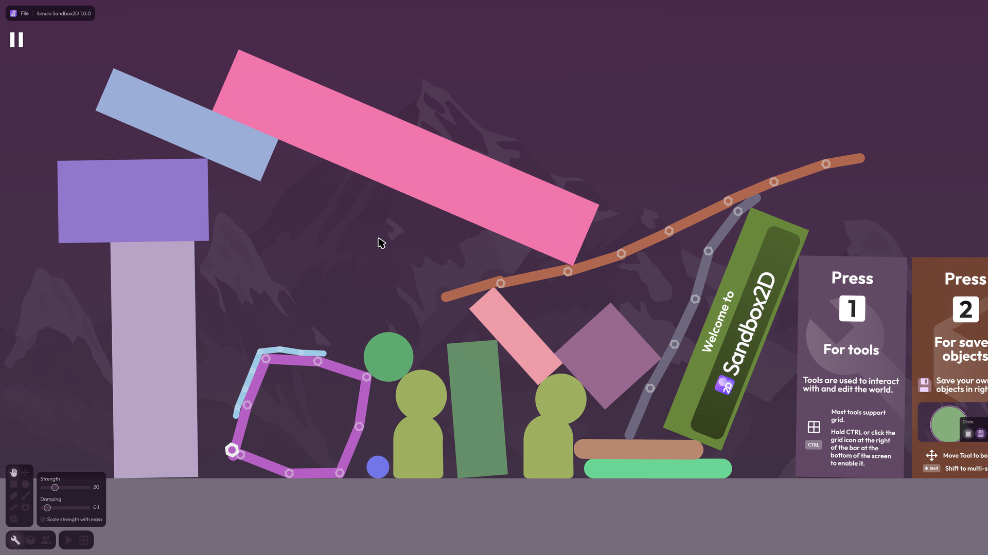 遊戲中的載具建造與物理運動效果