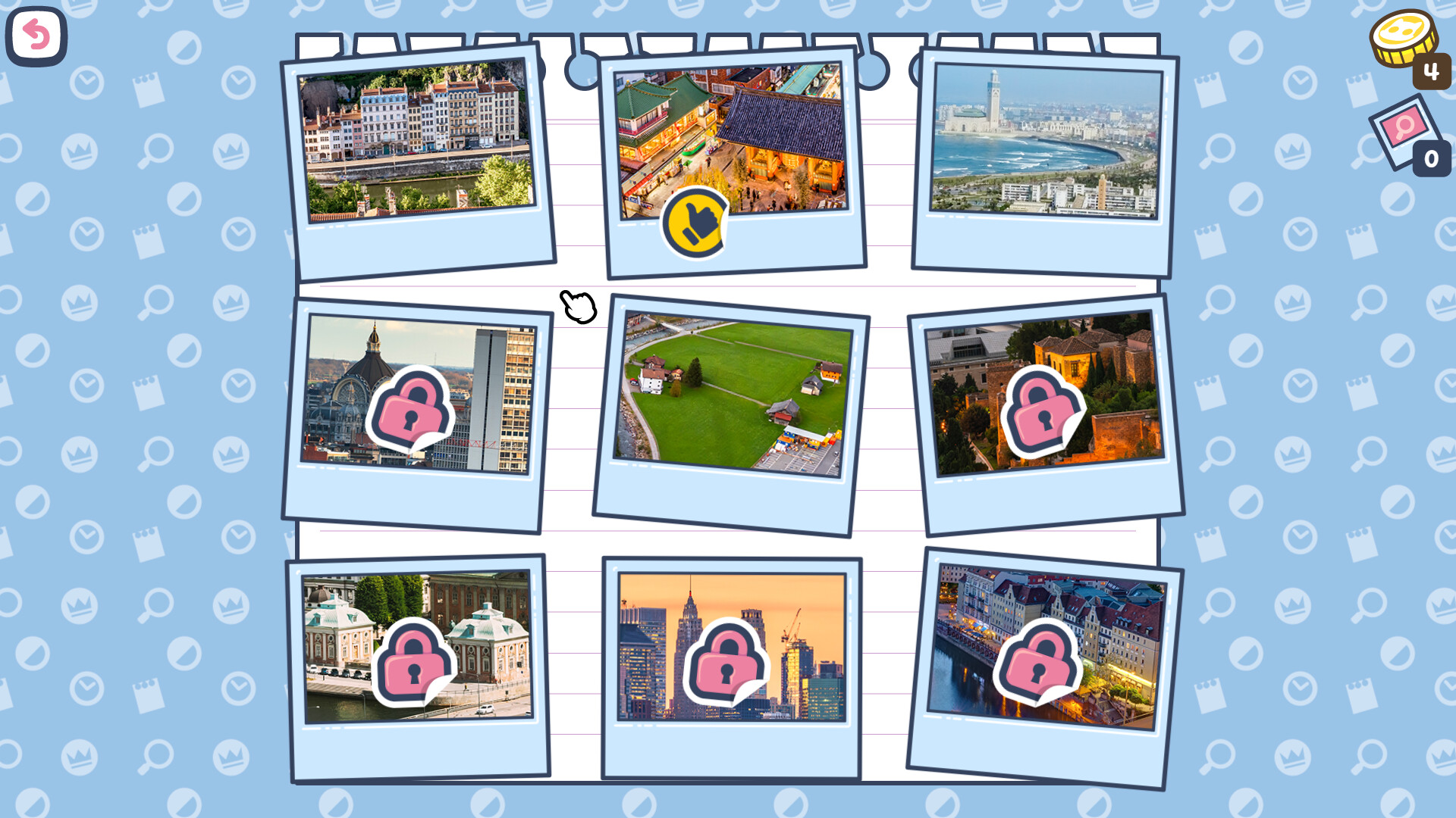 Pictective 遊戲畫面：多樣化的關卡場景