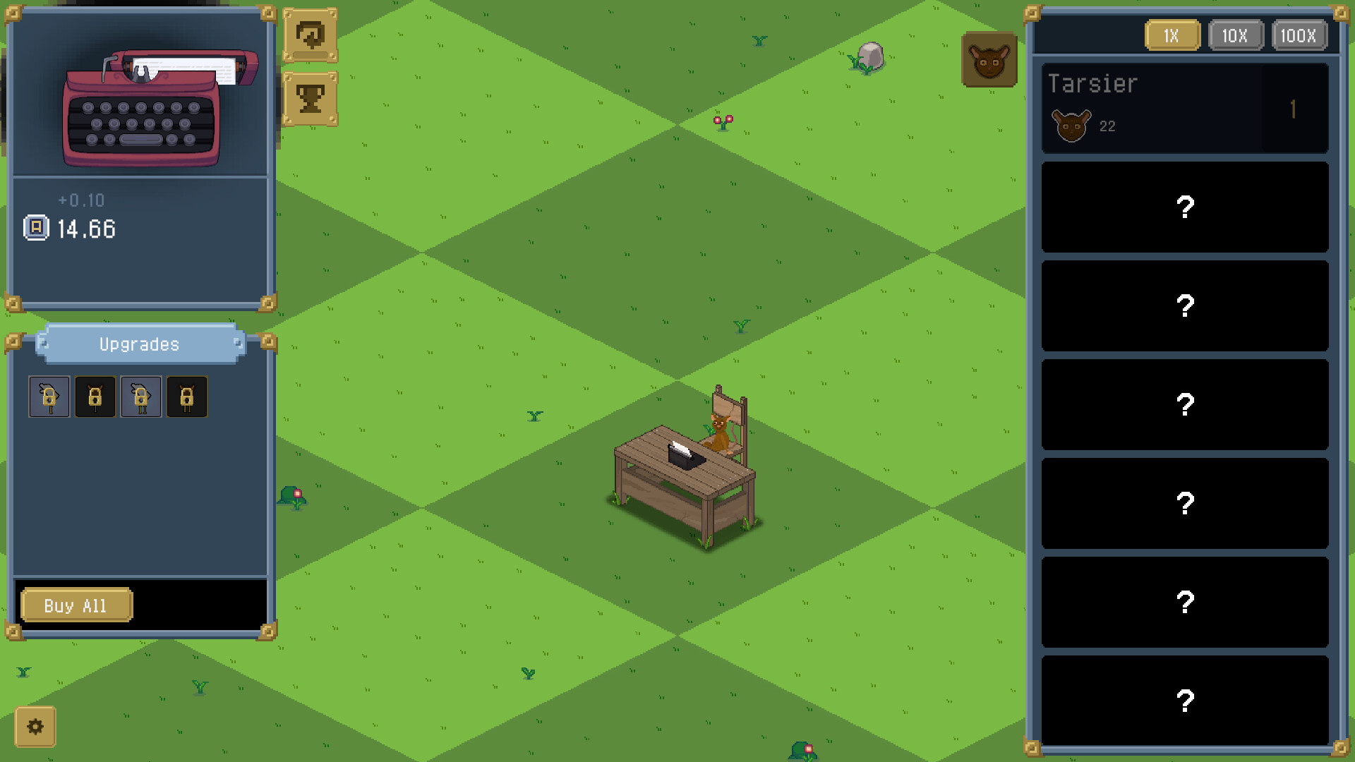 遊戲實機畫面展示像素風格