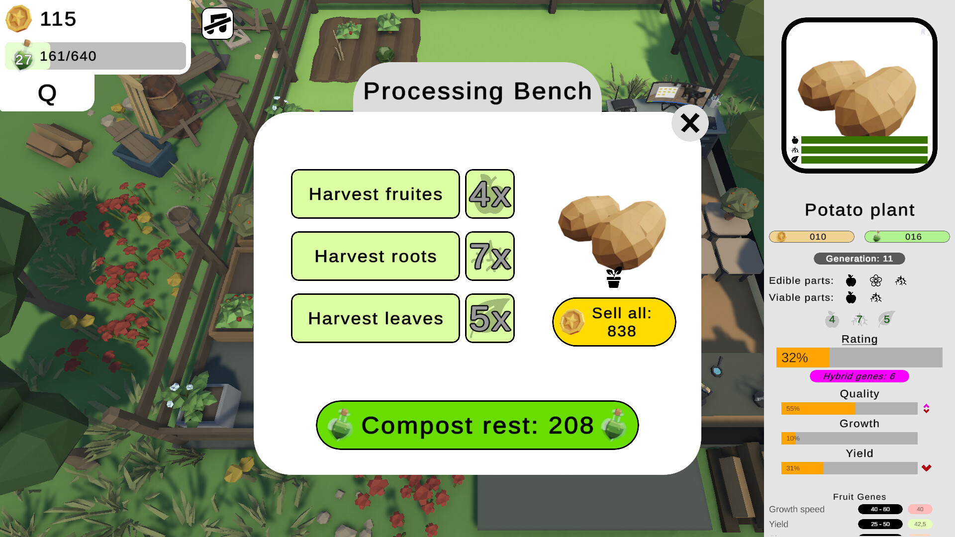 EvoSprout Night Scene