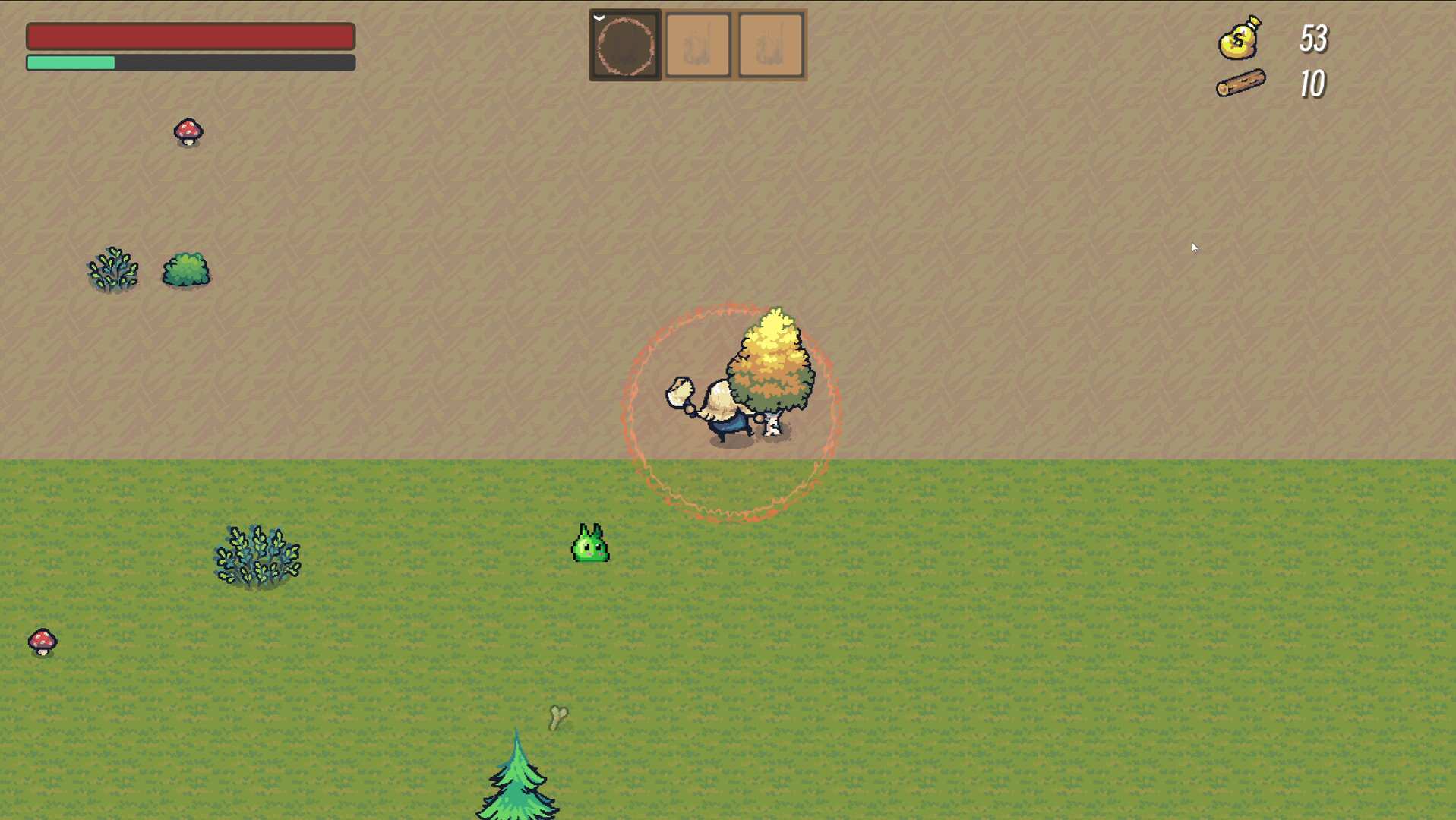 販賣機商店介面，玩家正在選購武器