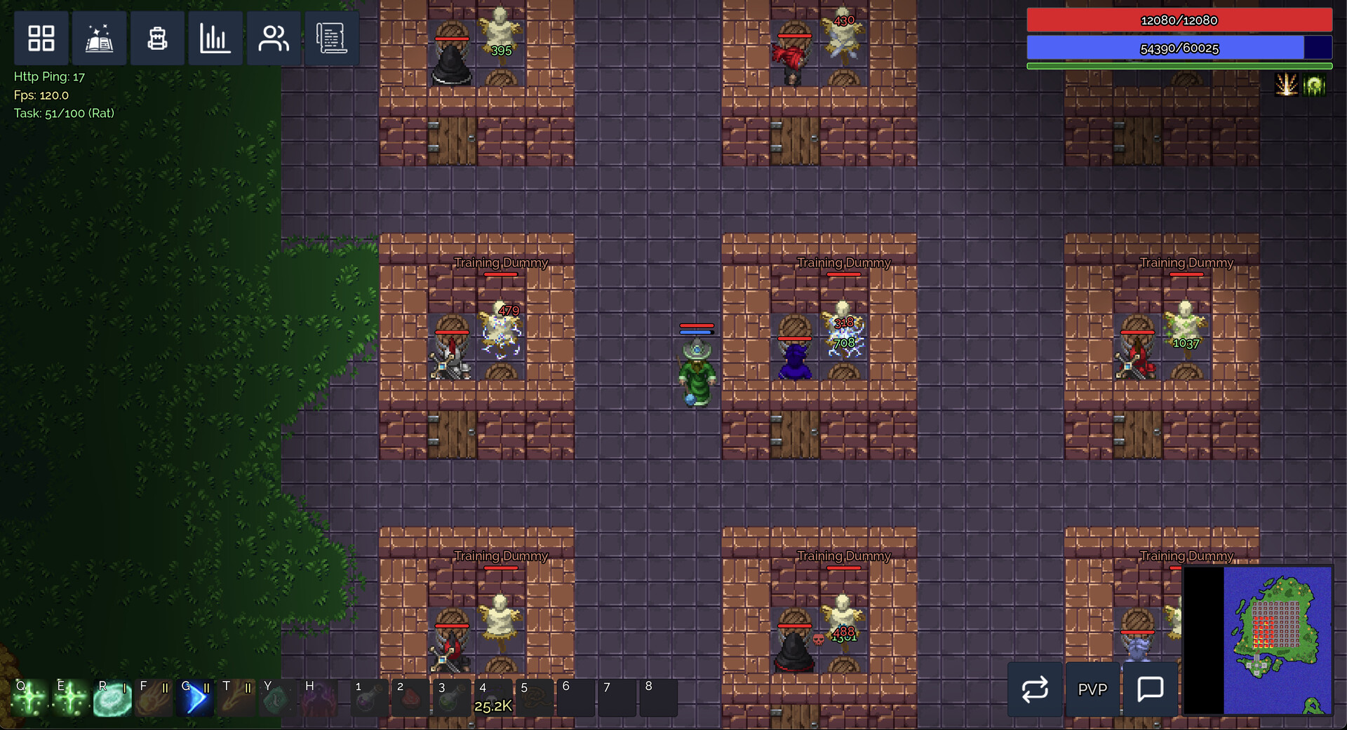 遊戲中的廣闊世界，玩家們聚集在城鎮中。