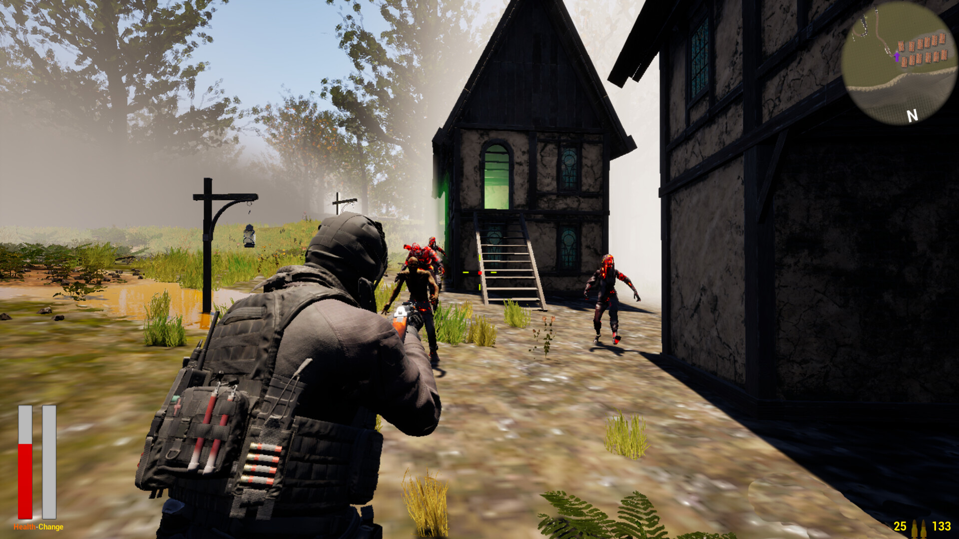 一個充滿異星風格的場景，暗示了島嶼上不為人知的秘密。