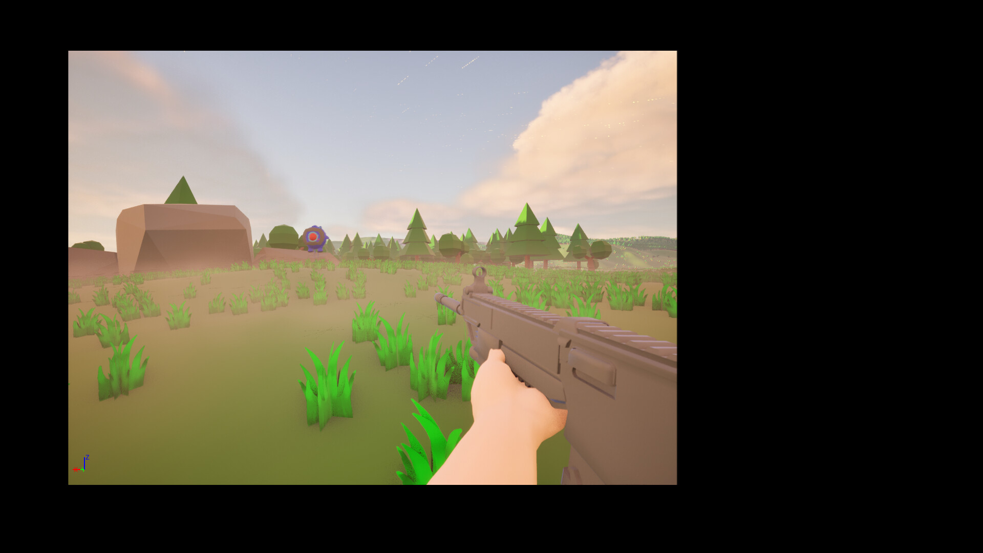 激烈的戰鬥畫面，玩家對抗機械軍團