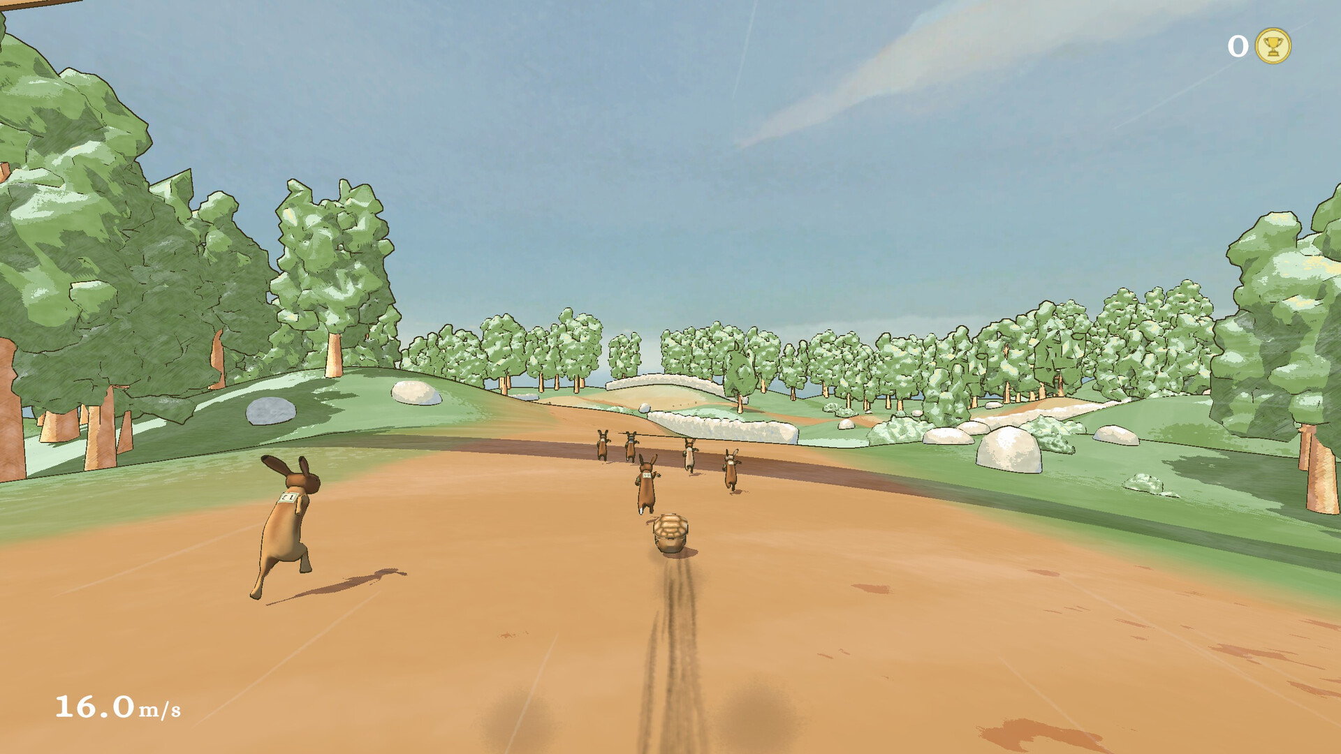 遊戲中高速衝刺的動態效果