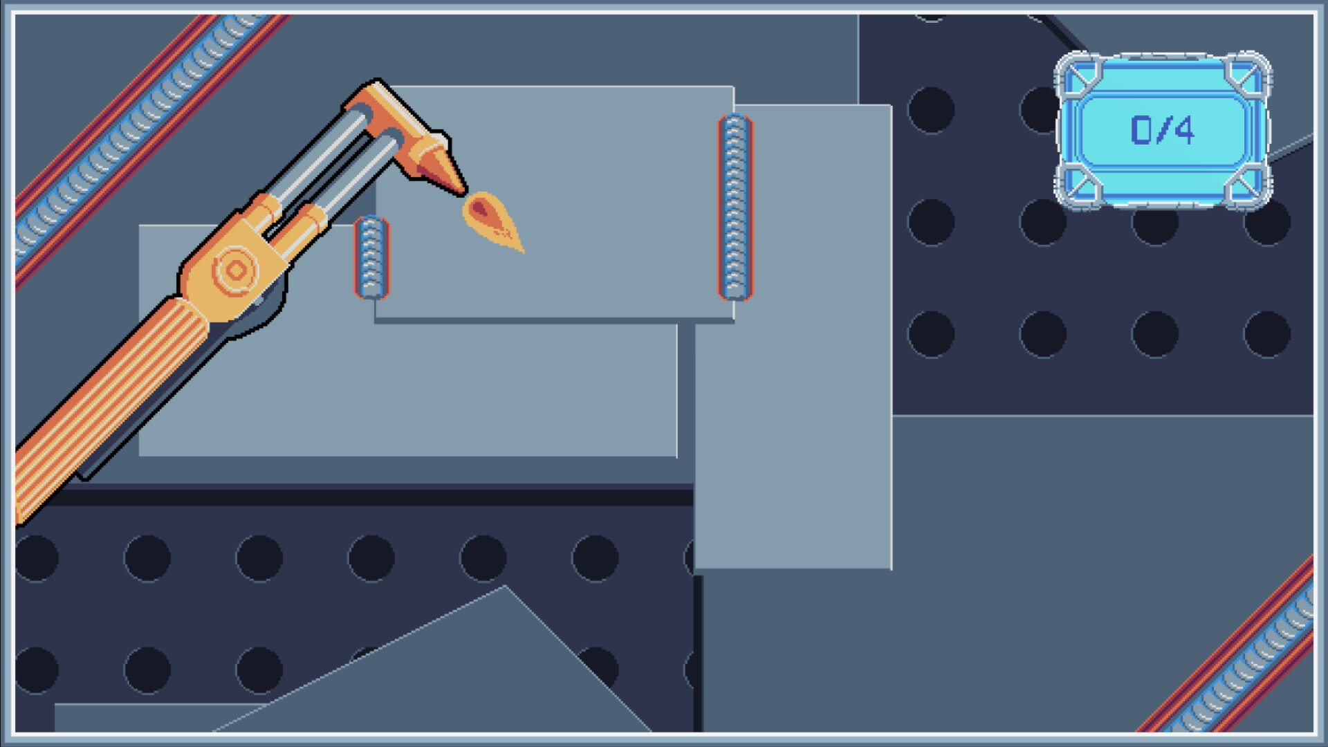 遊戲場景展示：破舊的商店內部