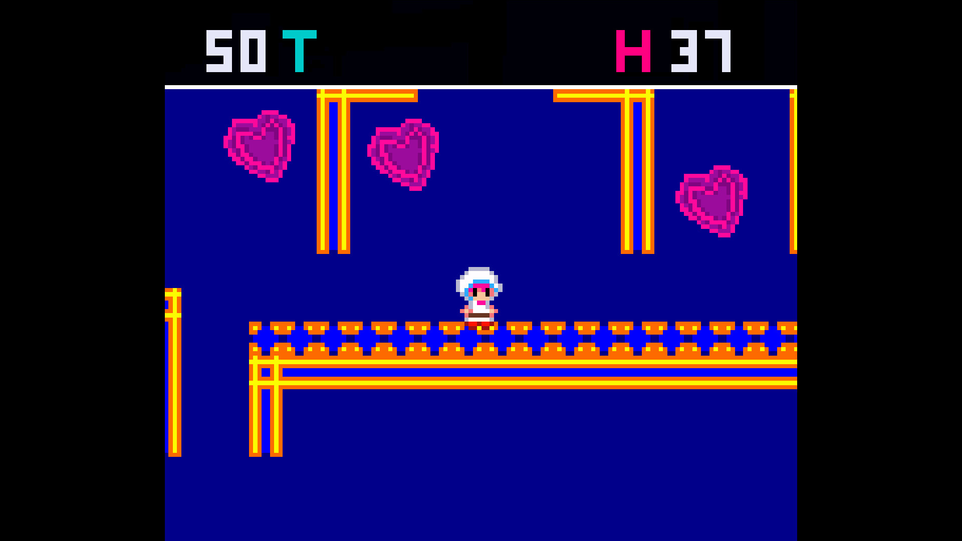 Anncceleration 遊戲畫面，展現平台跳躍與收集要素