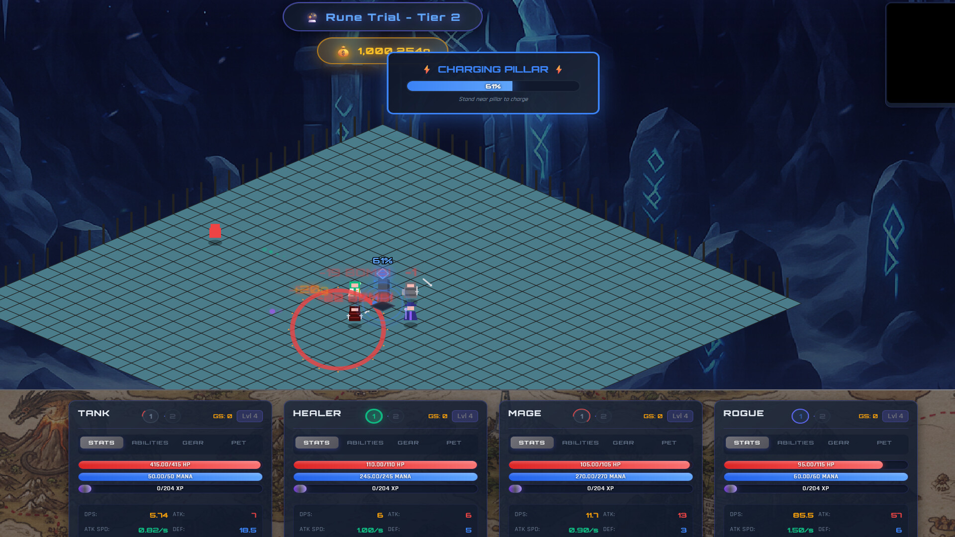 Everfall 裝備與屬性介面