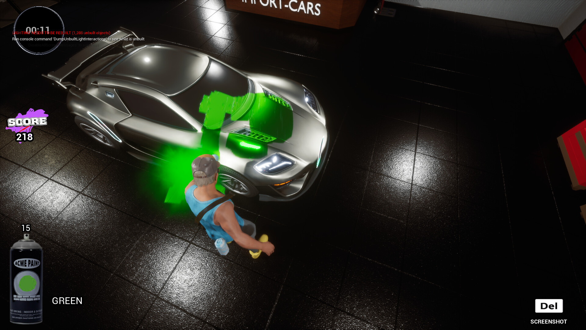 遊戲中的跑酷動作