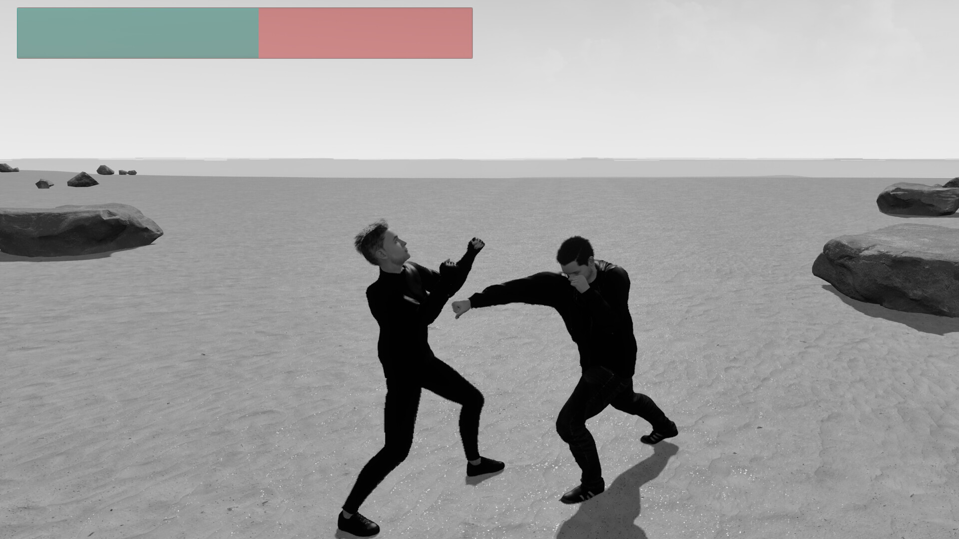 遊戲中的光影效果營造出神秘且不安的氛圍