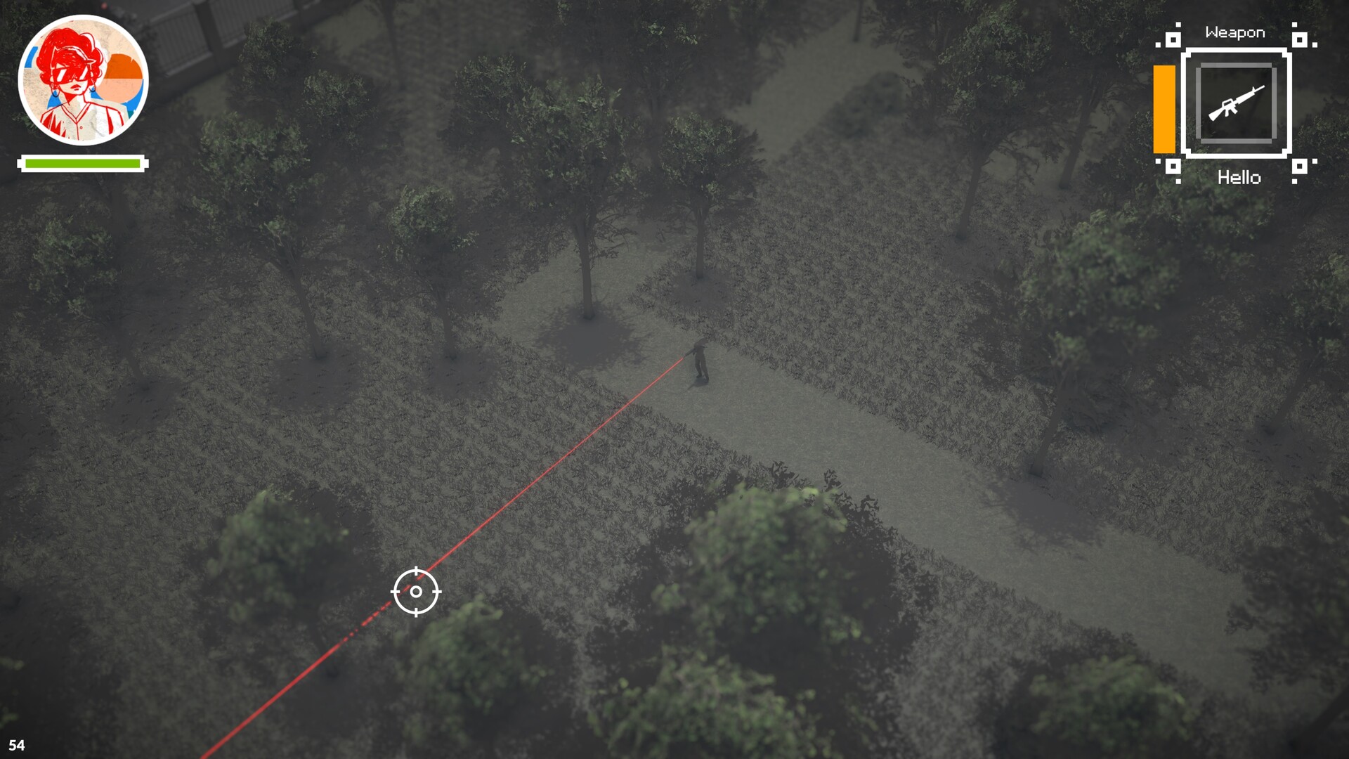 俯視角下的城市街道探索,展現了光影與環境細節