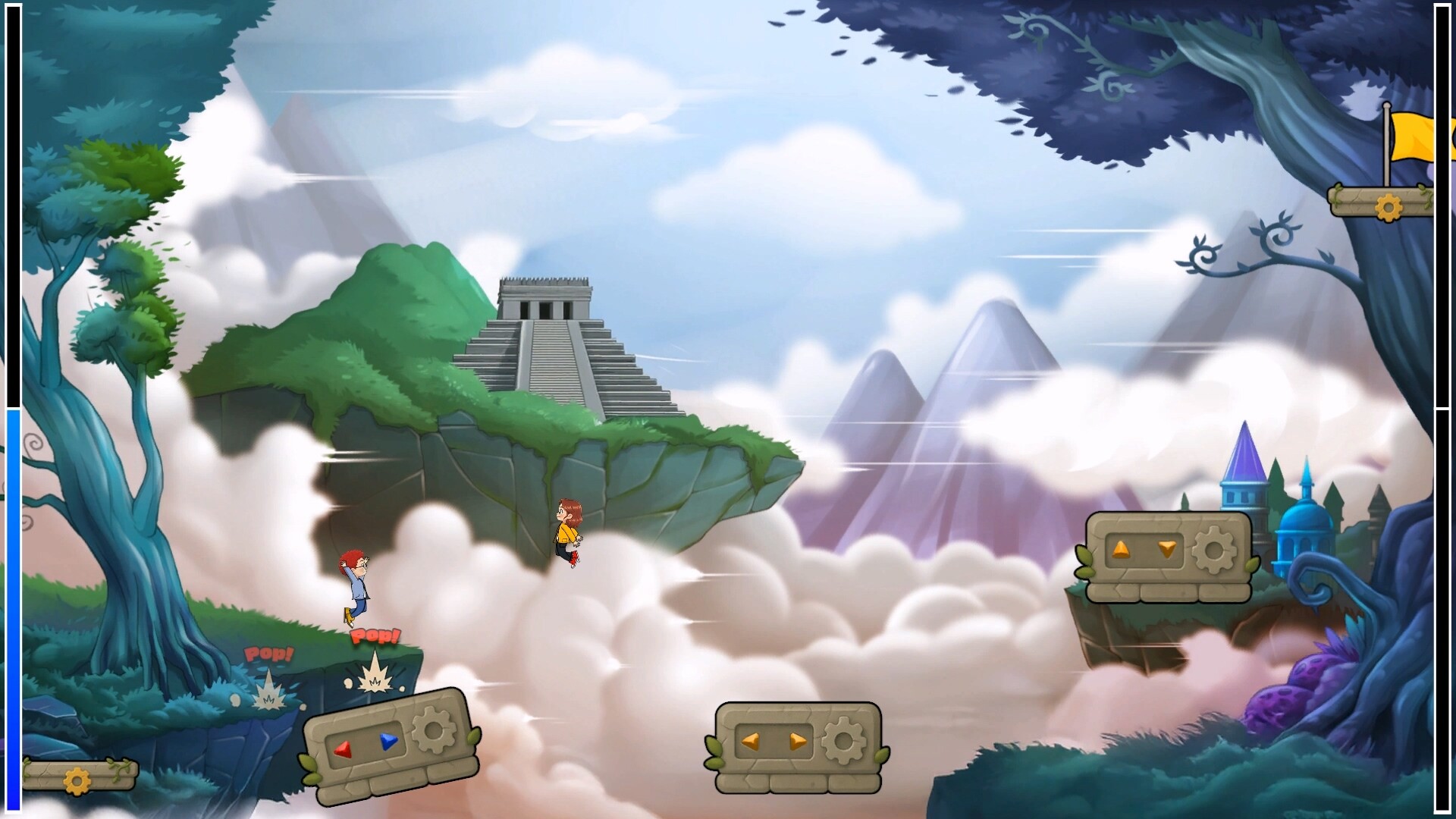 色彩繽紛的益智對戰關卡