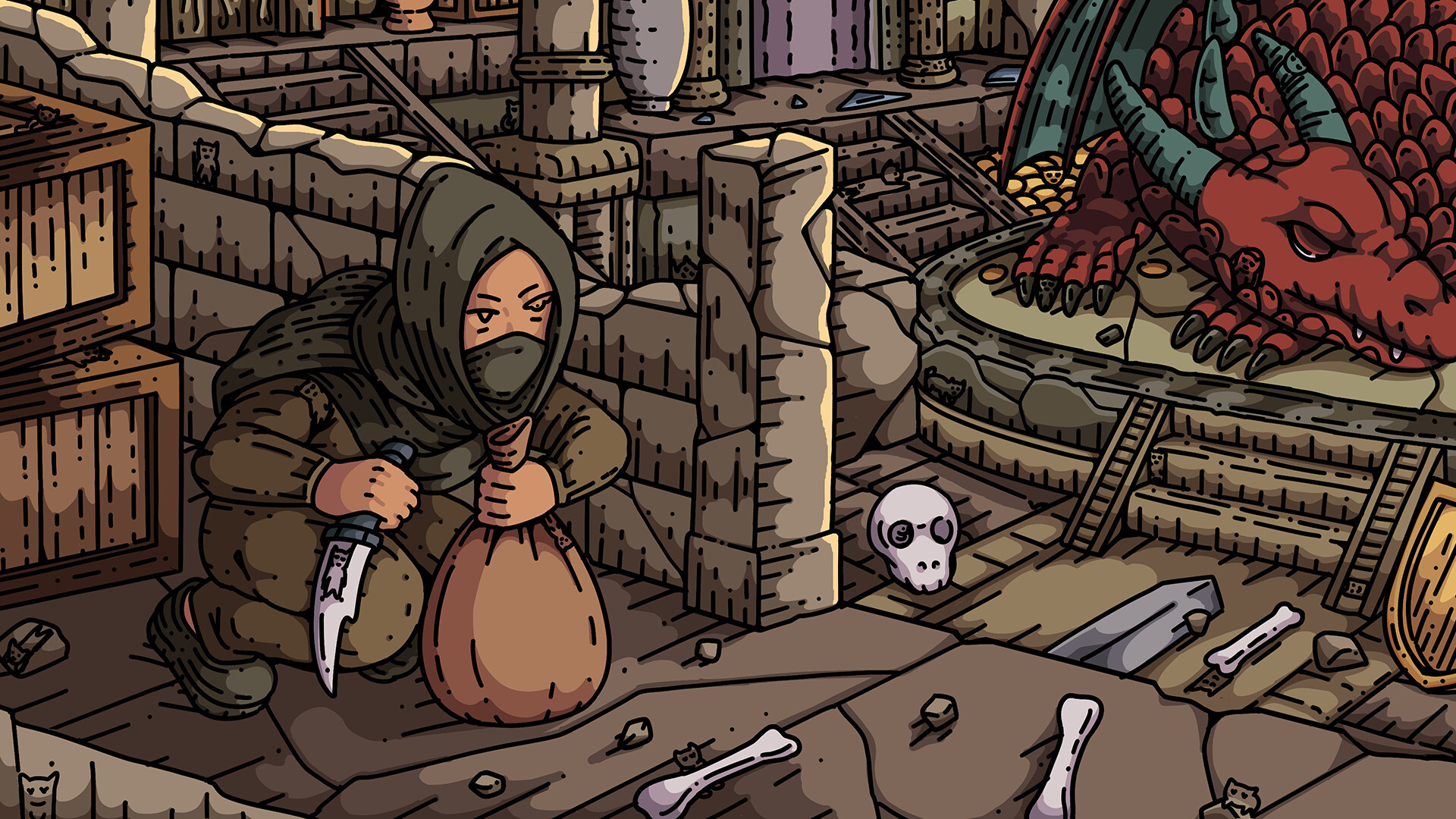 遊戲場景充滿了神秘與探索感