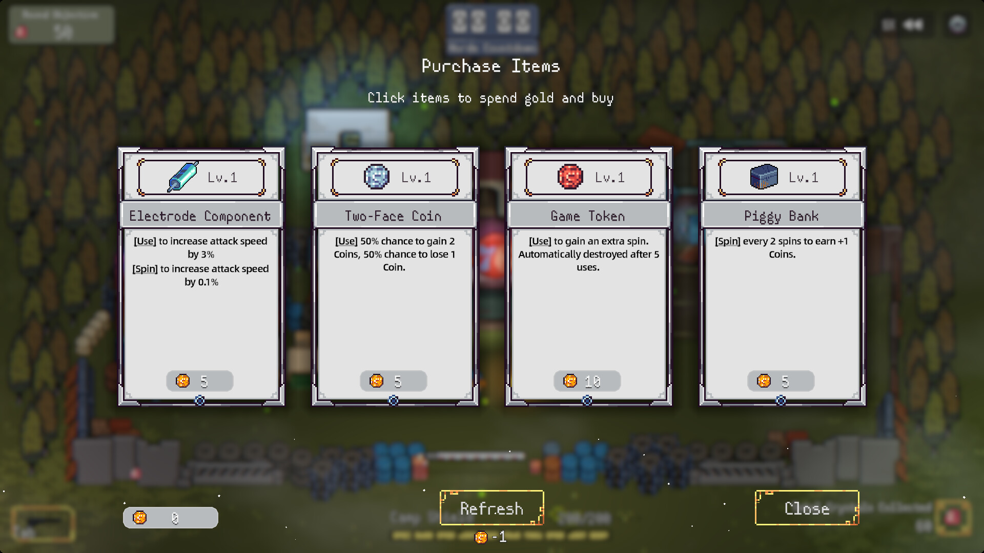 遊戲中的特殊事件與選擇畫面