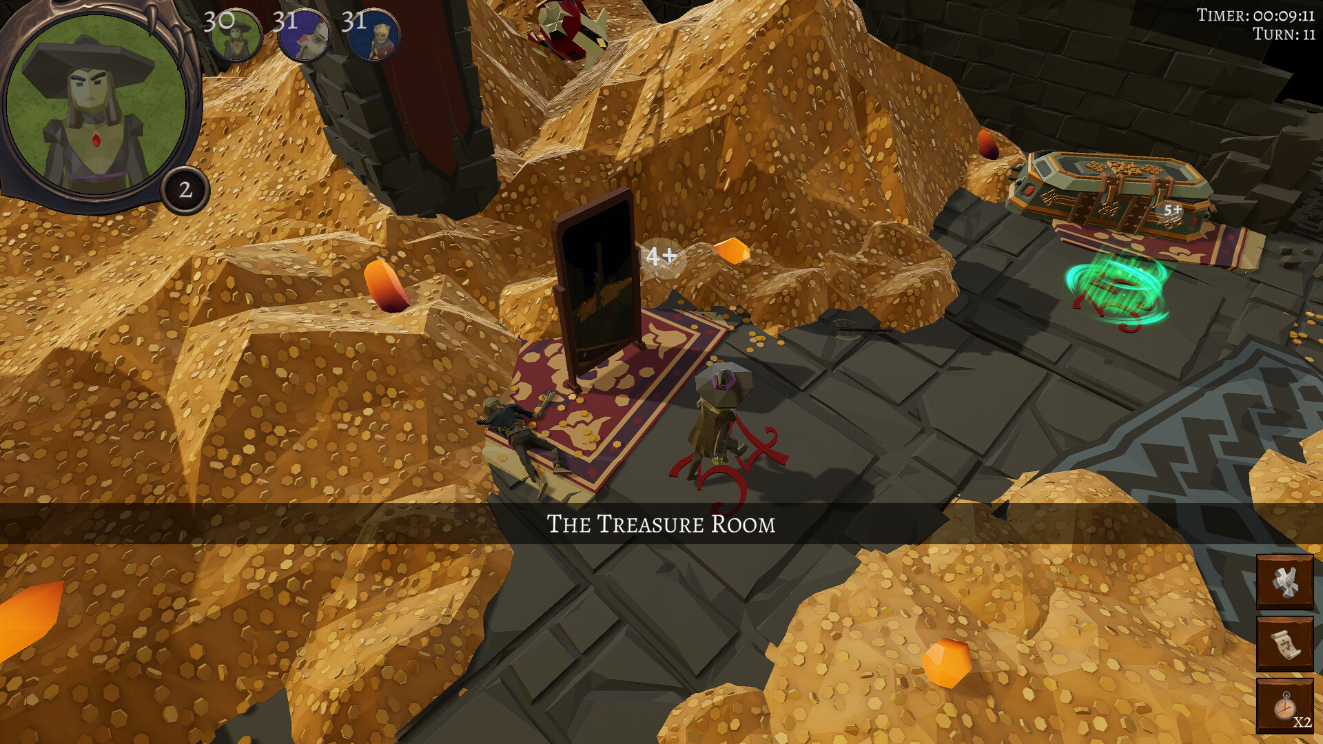 遊戲中的戰鬥與事件觸發畫面