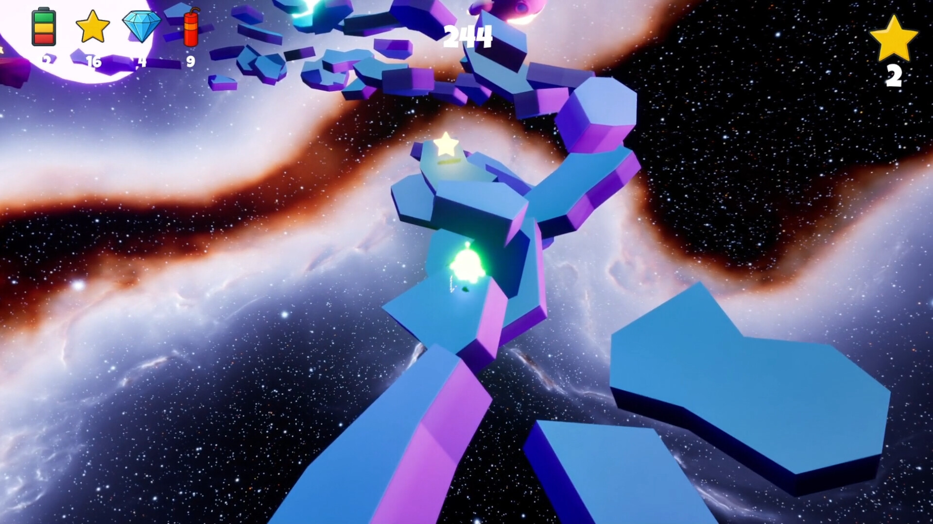 Ghlobot Galaxy Boss 戰鬥畫面