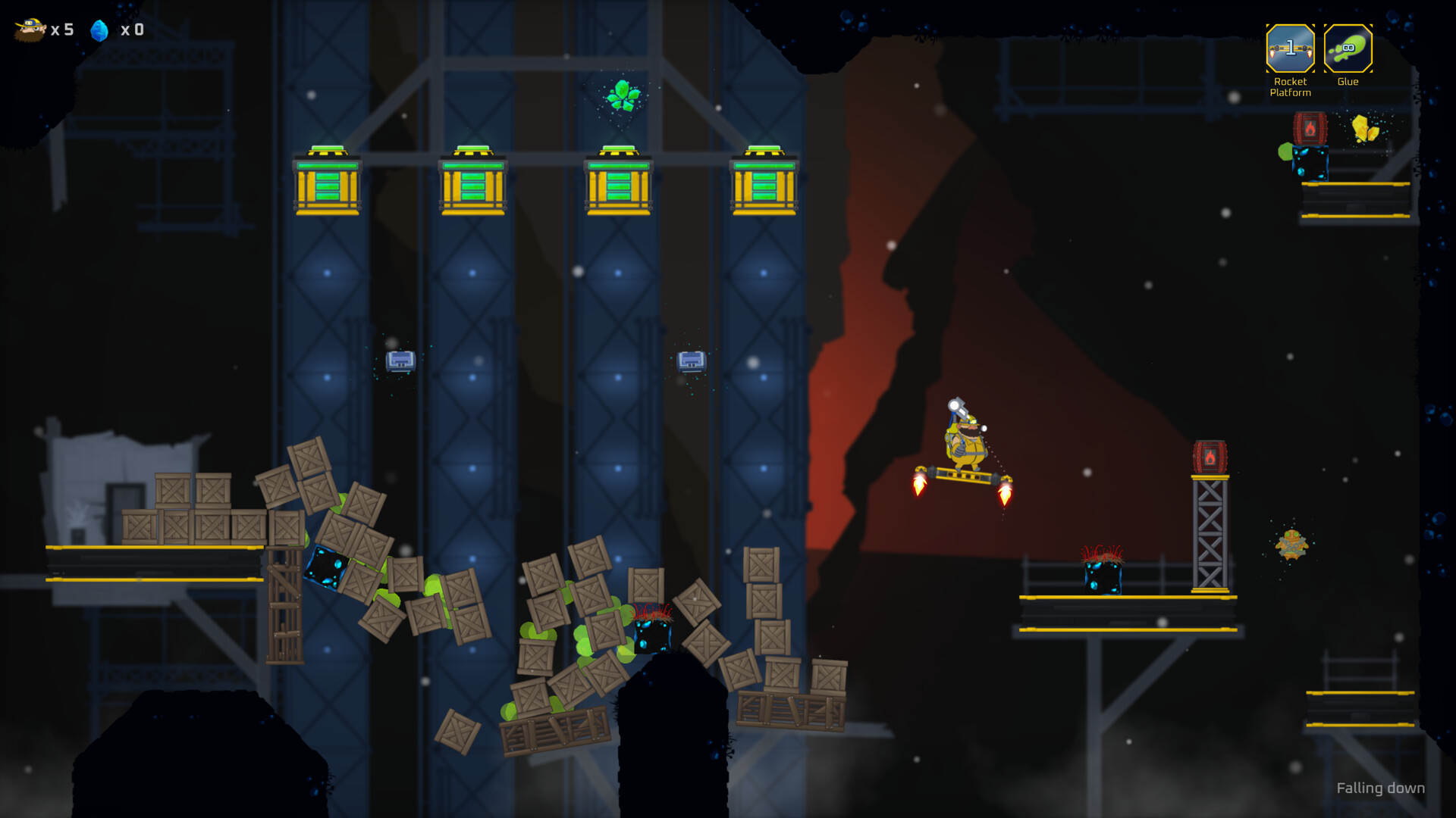 玩家在地底深處探索,面對未知的機關與挑戰。