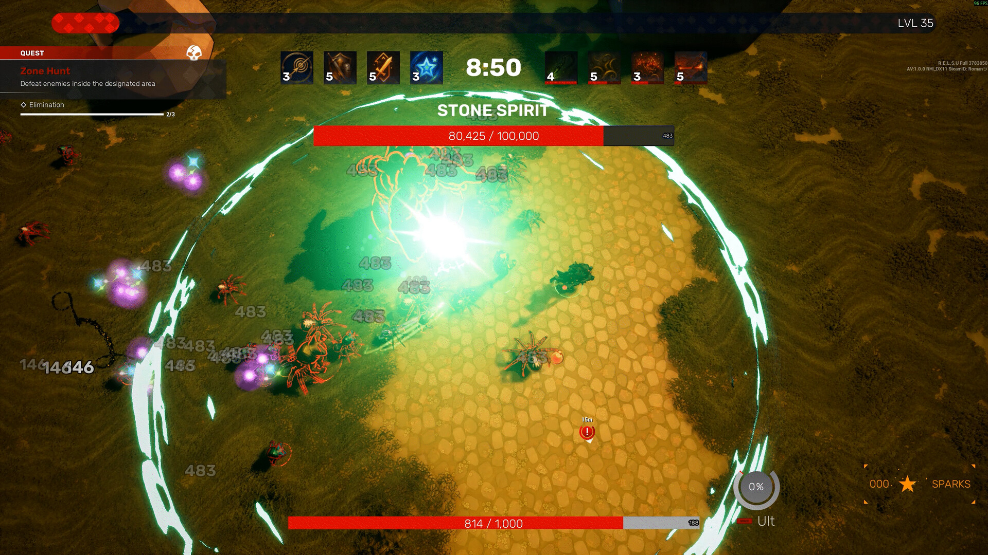 RELSU 多人合作畫面