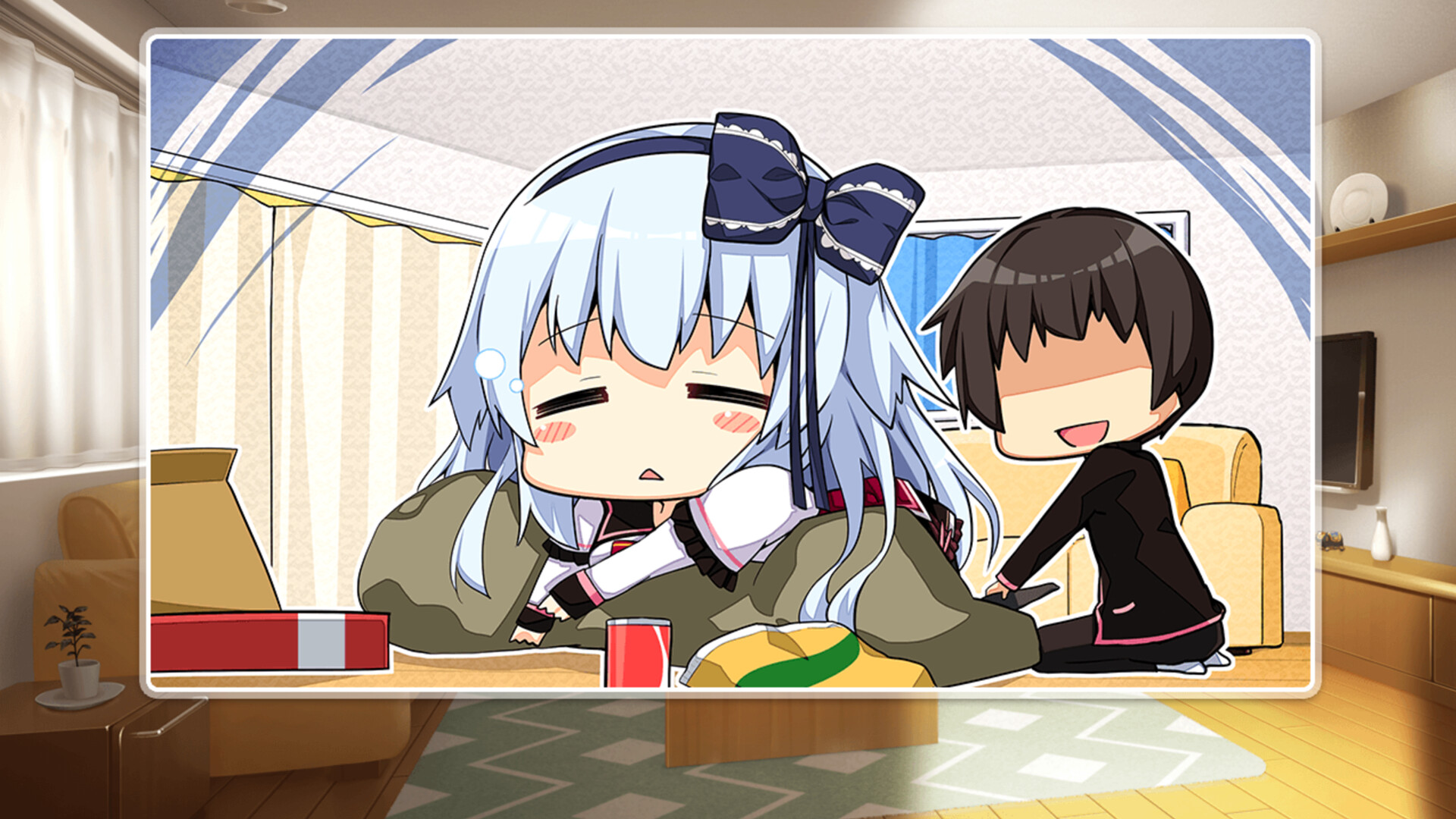 WAGAMAMA HIGH SPEC OC 遊戲截圖 - 校園生活場景