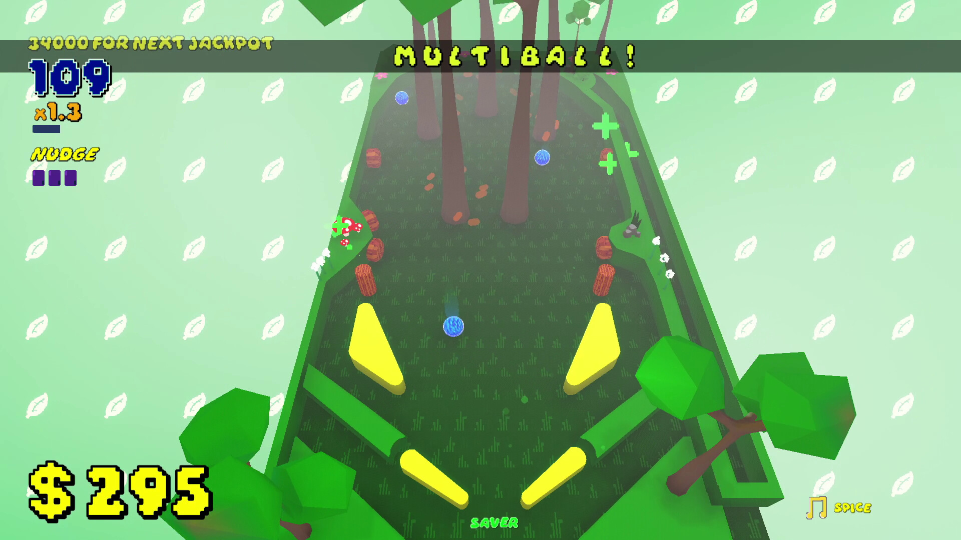 展示了遊戲中的一種挑戰模式或特殊關卡，可以看到介面上有計時器與收集目標。