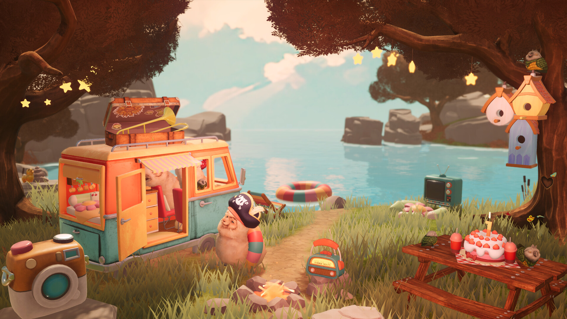 Campoca 遊戲內的裝飾與互動元素