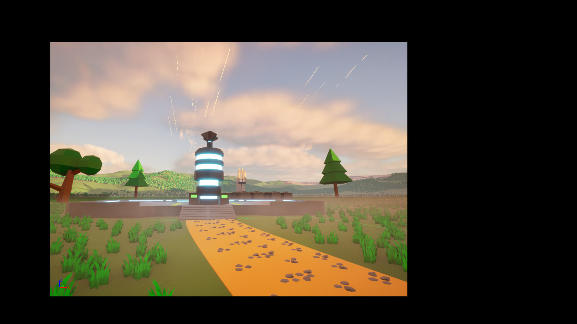 遊戲場景中複雜的地形結構