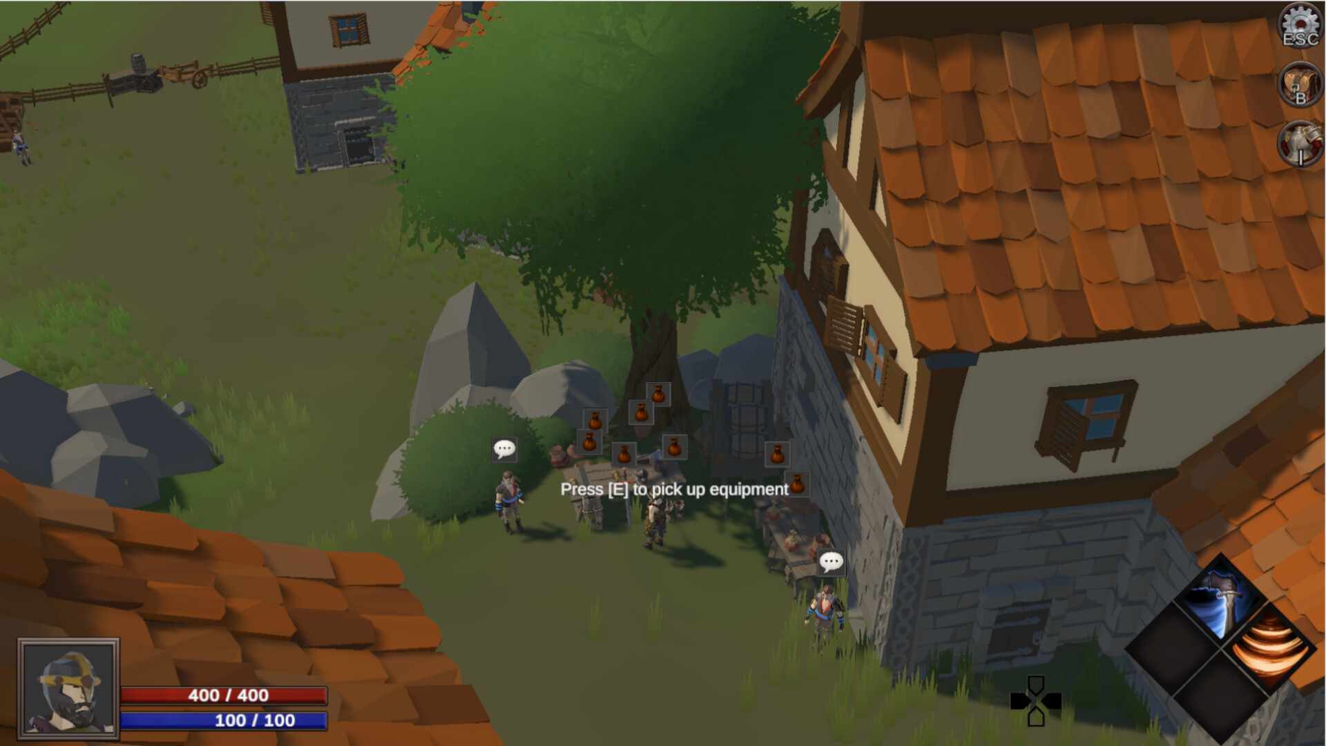 遊戲場景設計細緻，光影效果為低多邊形世界增添了層次感。