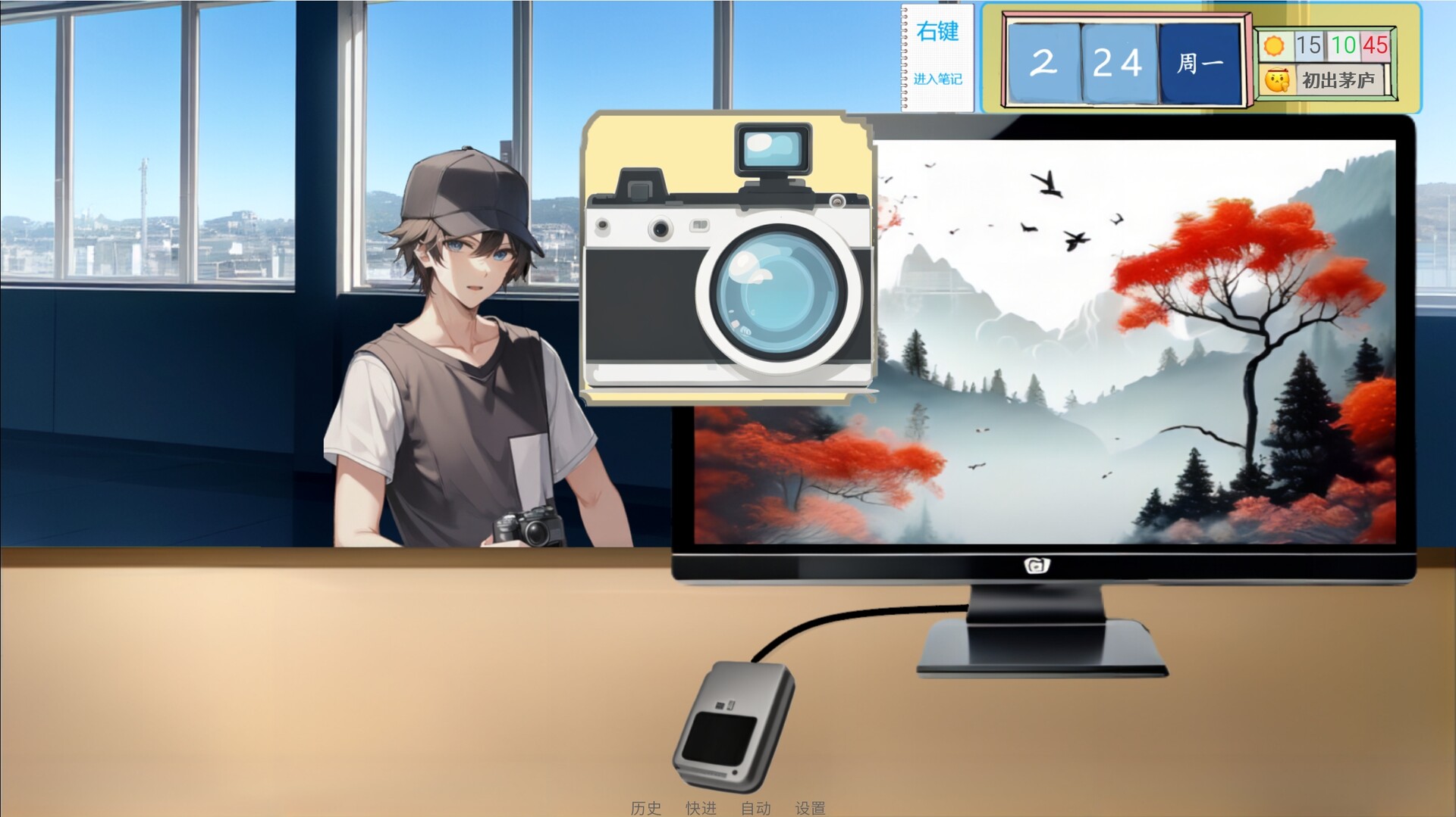 遊戲中的電腦作業系統模擬