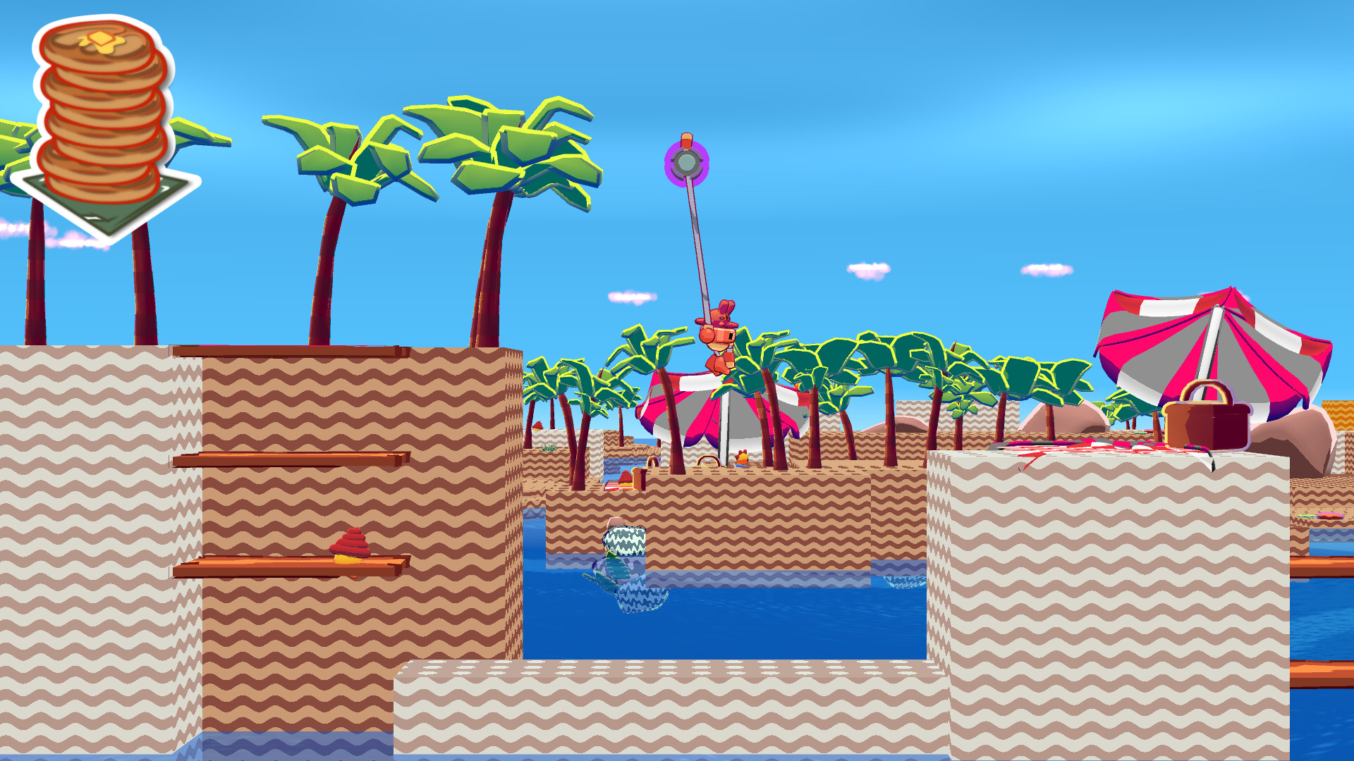 激烈的戰鬥場面，各種特效與彈幕