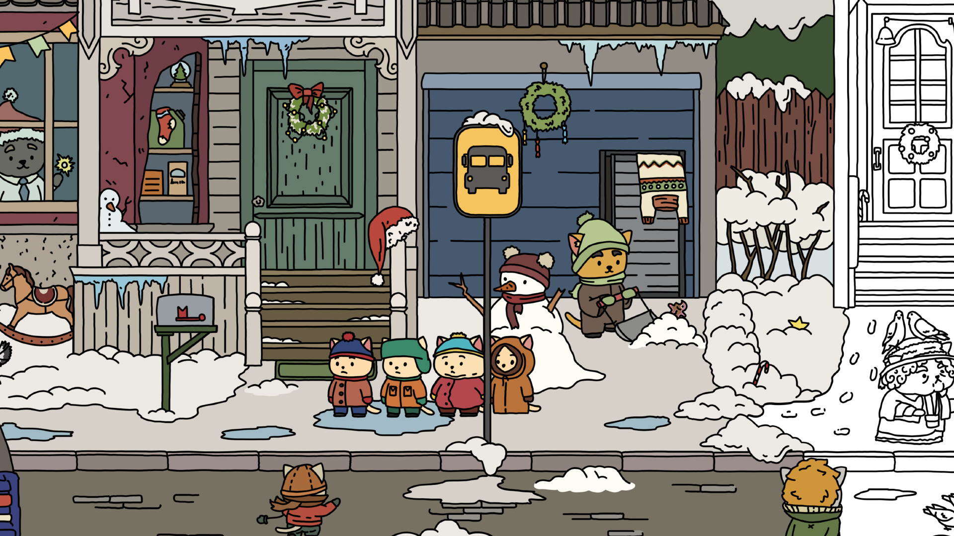 尋找隱藏在雪地中的特殊物品