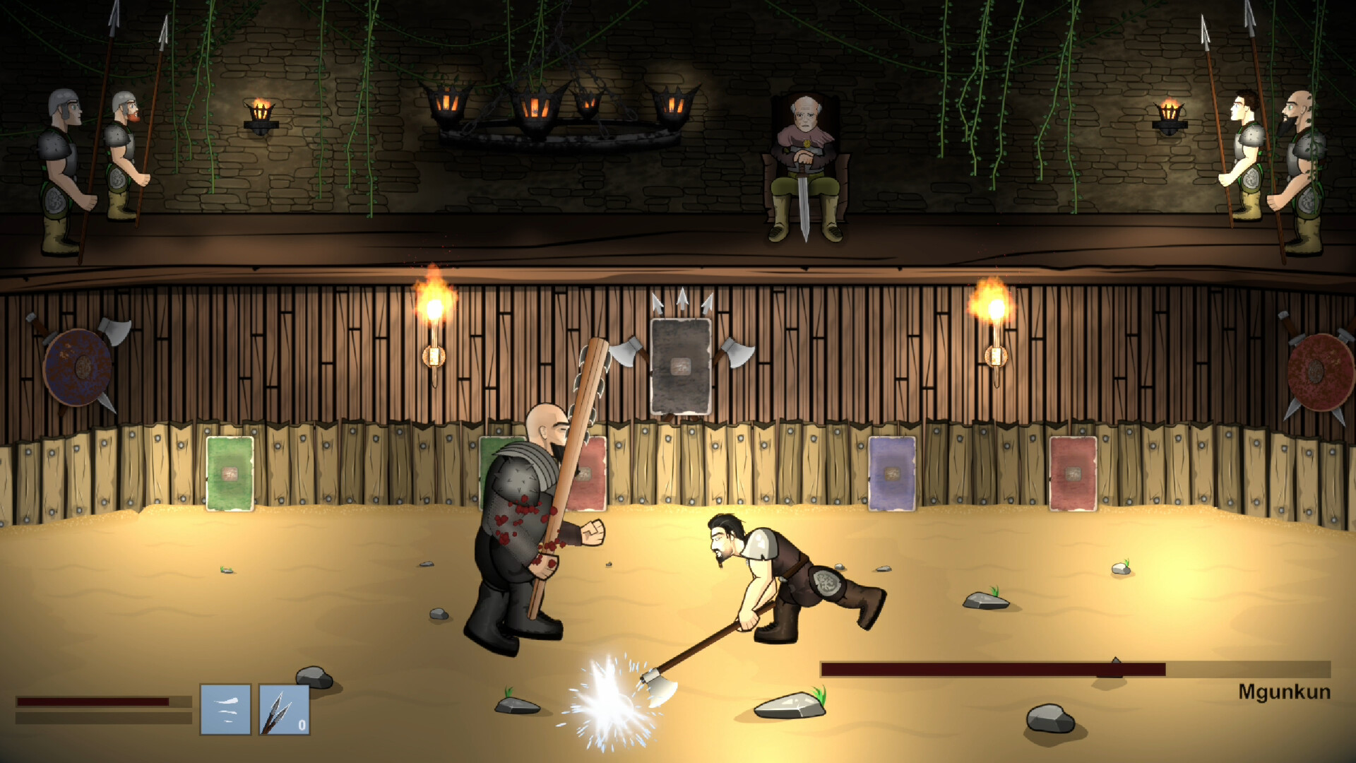 充滿漫畫風格的遊戲場景