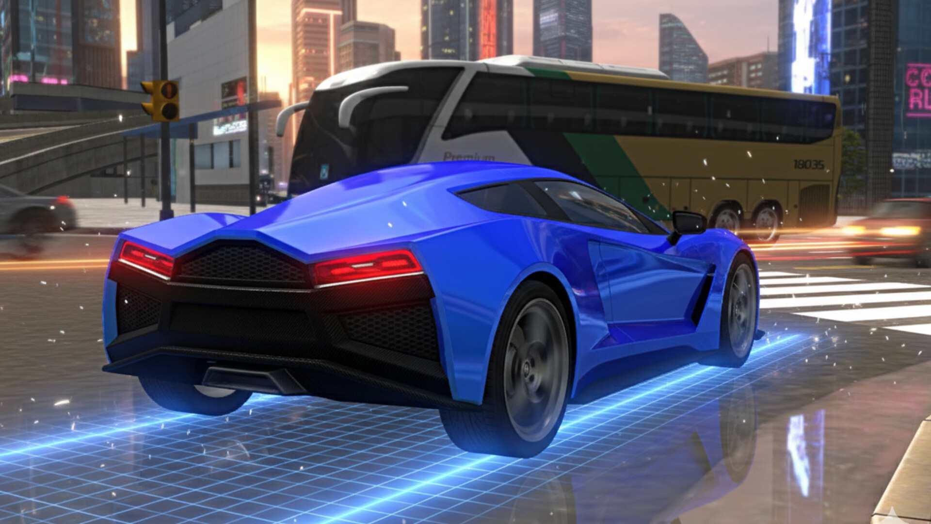 精細的車輛模型與光影表現