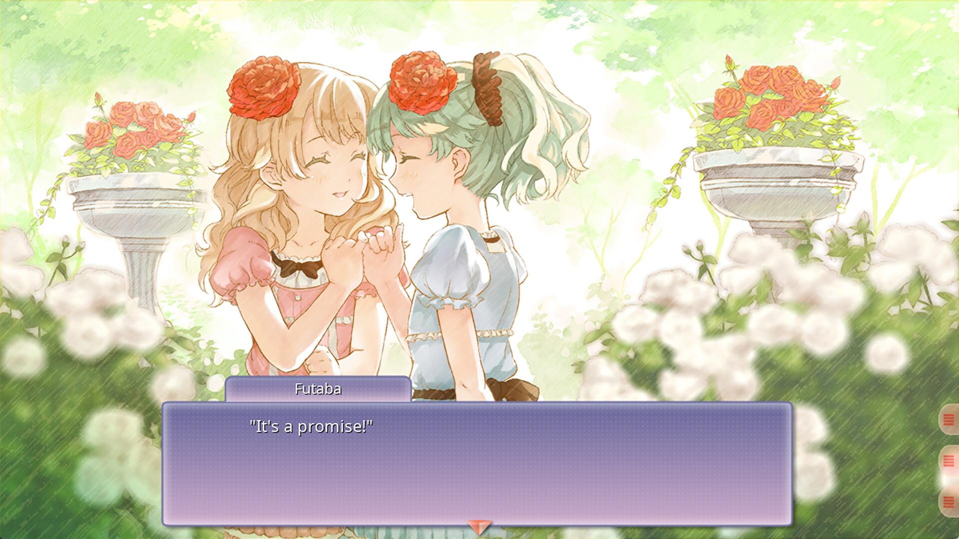 遊戲截圖，展示了劇情高潮部分的演出效果。